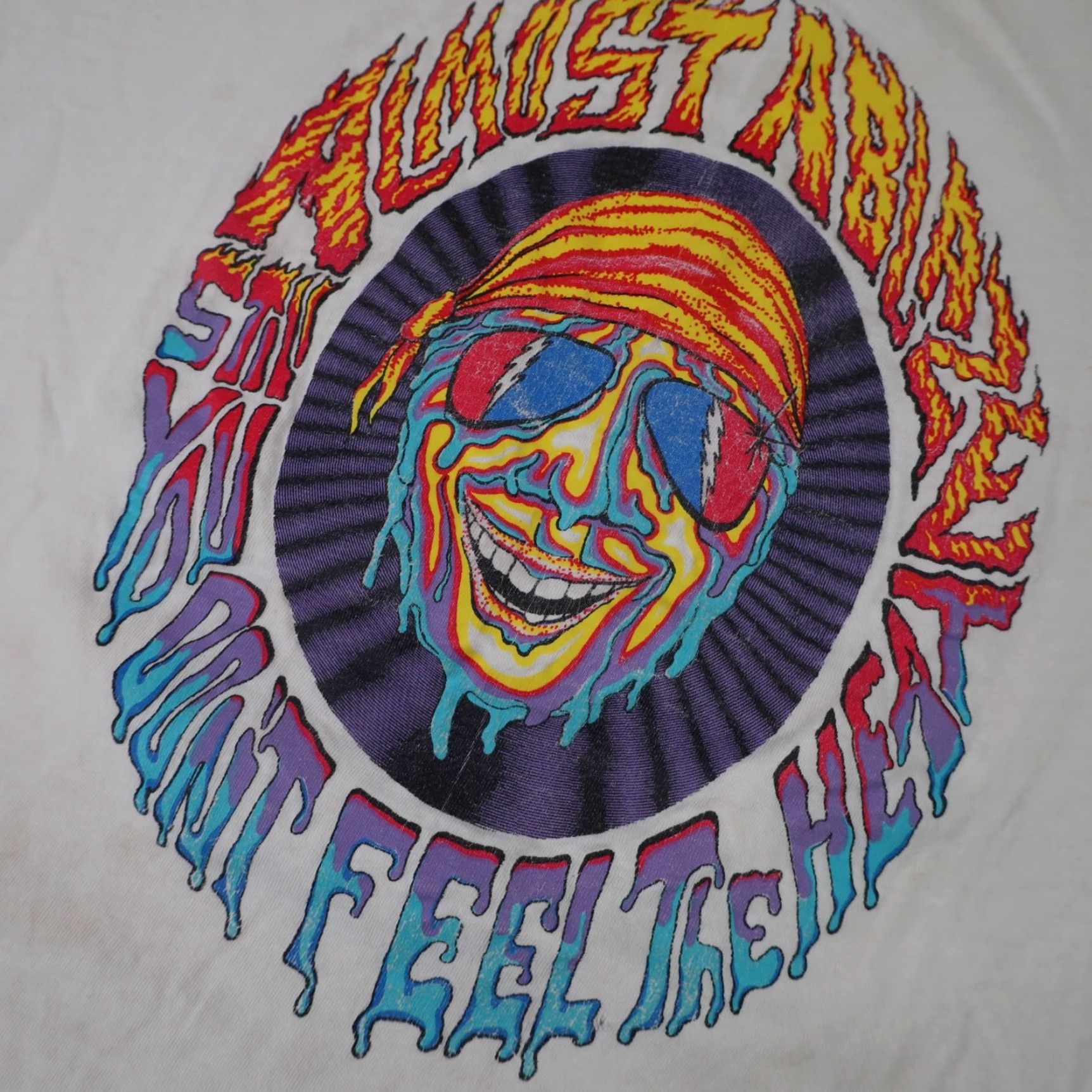 Vintage VINTAGE Grateful Dead Fire on the Mountain Lyrics Graphic T Shirt Size US XL / EU 56 / 4 - 4 Thumbnail