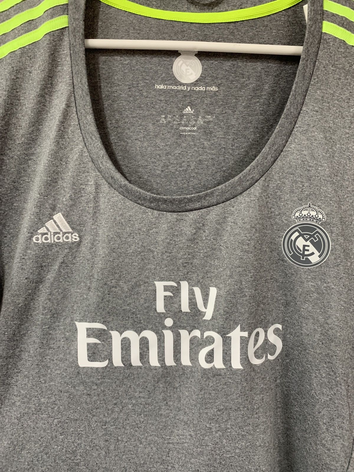 Adidas Womens Real Madrid Away Football Shirt Adidas Soccer Jersey Size XXL / US 16-18 / IT 52-54 - 5 Thumbnail