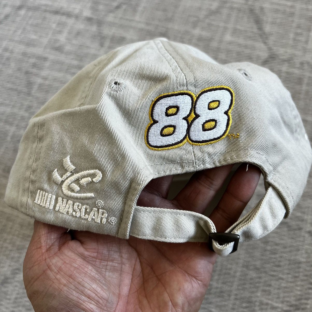 Chase Authentics Chase Authentics NASCAR Dale Jarrett 88 Beige Racing Hat Size ONE SIZE - 5 Thumbnail