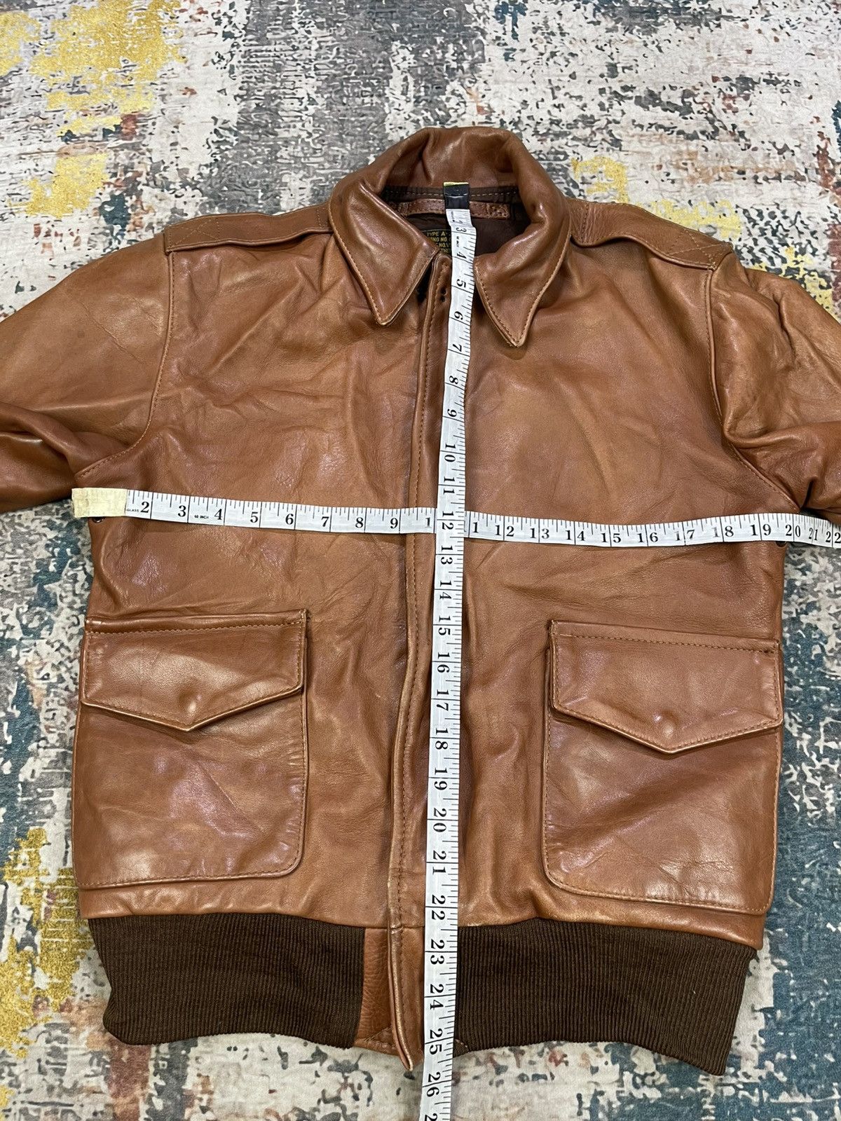 Vanson Leathers Vtg Vanson Leather Type A-2 Flight Jacket Size US XS / EU 42 / 0 - 10 Thumbnail