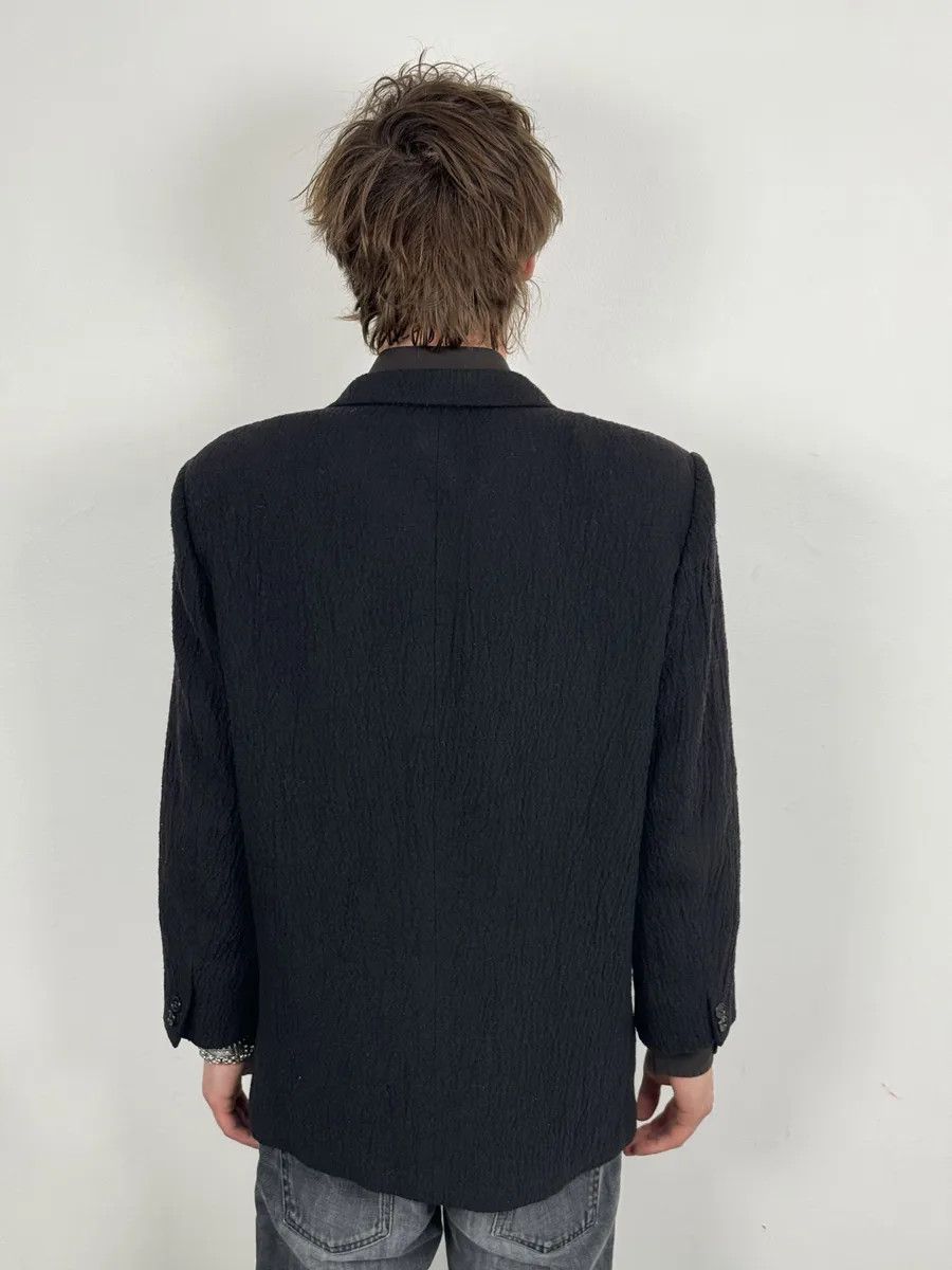 Emporio Armani 1990s Emporio Armani Black Pleats Blazer Jacket Size US S / EU 44-46 / 1 - 3 Thumbnail