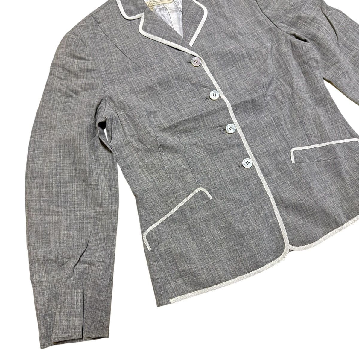 Salvatore Ferragamo Salvatore Ferragamo Suit Blazer Size S / US 4 / IT 40 - 4 Thumbnail