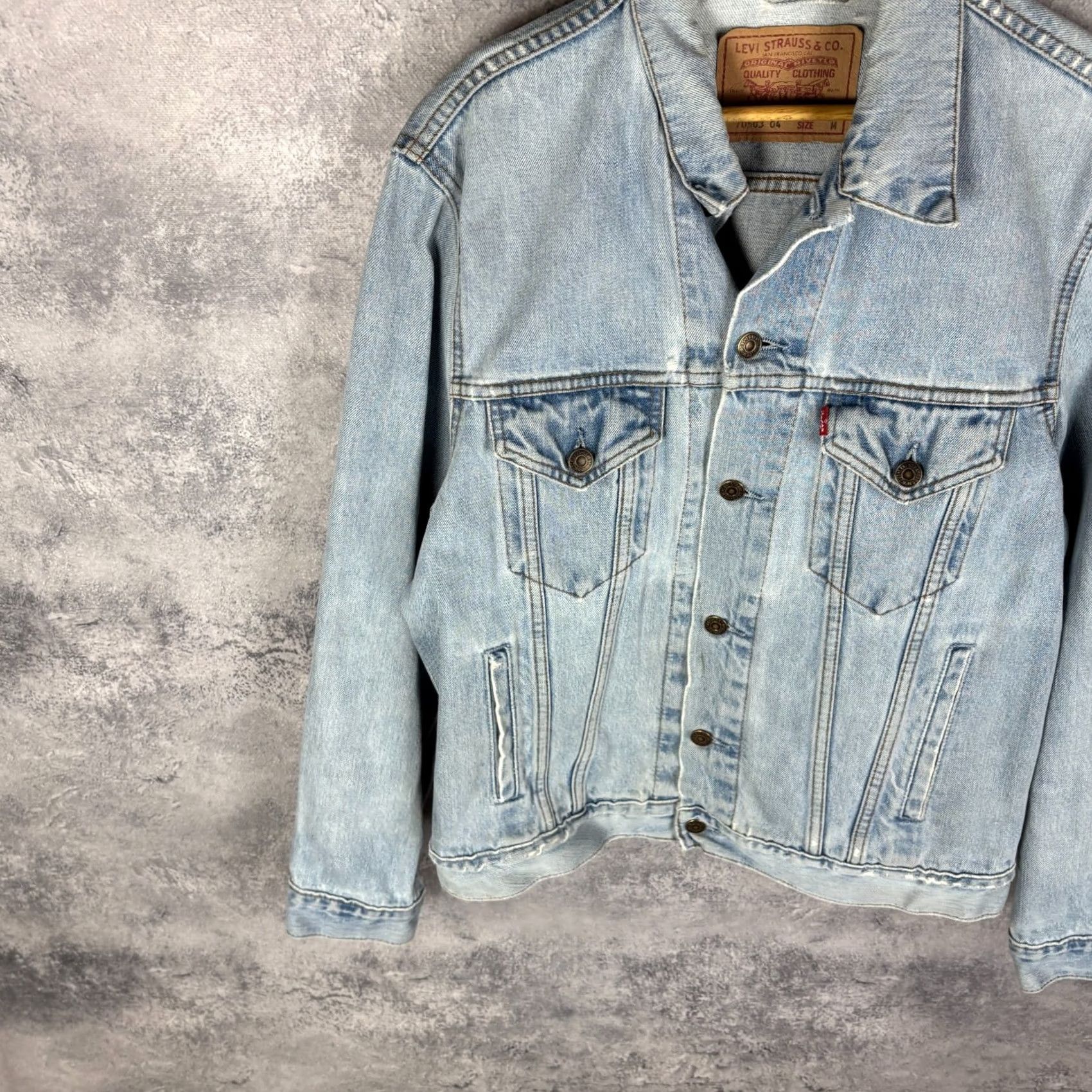 Levi's Levi's Denim Jacket Blue Cotton Size M Men Jacket Denim Blue M Size US M / EU 48-50 / 2 - 4 Thumbnail