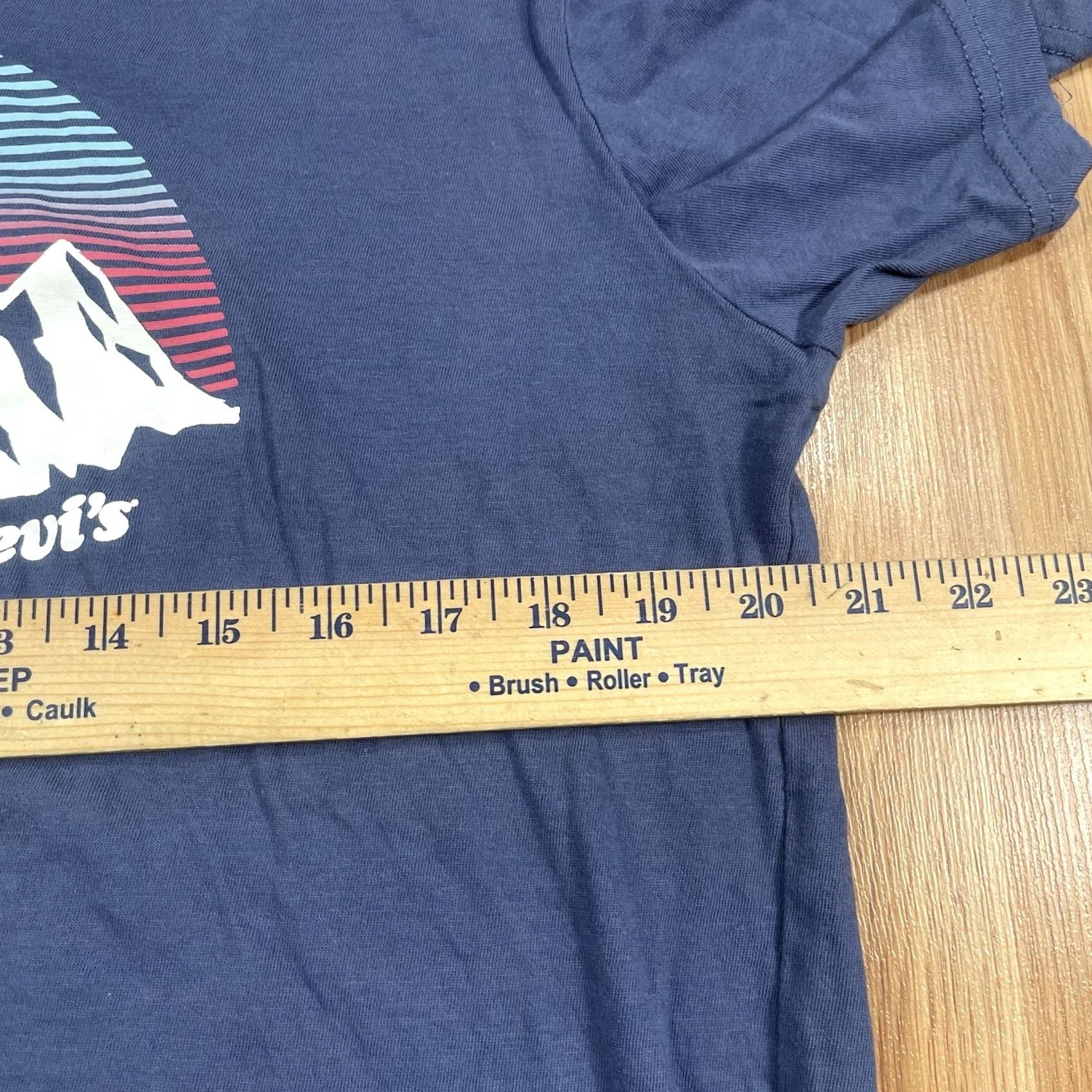 Levi's Levi’s T-Shirt Mens Medium M Navy Blue Graphics CrewNeck Relaxed Fit 100% Cotton Size US M / EU 48-50 / 2 - 6 Thumbnail