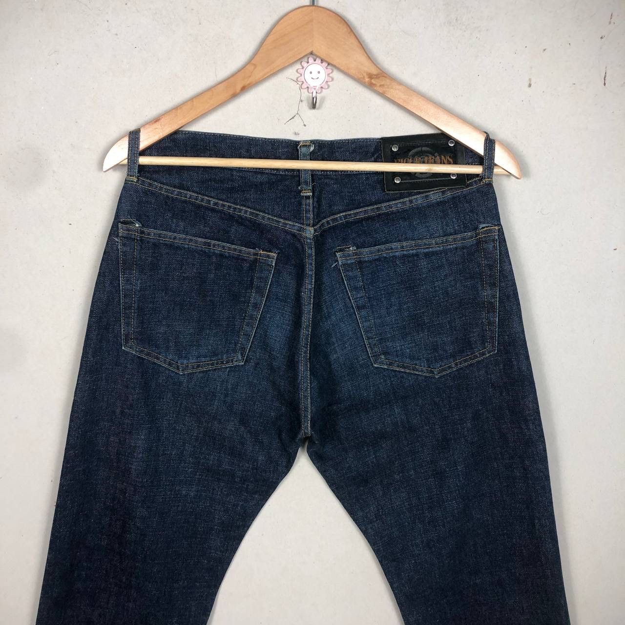 If Six Was Nine × Japanese Brand × Yoshiyuki Konishi Yoshiyuki Konishi Ficce Jeans Japan Designer Denim Overprint Size US 29 - 4 Thumbnail