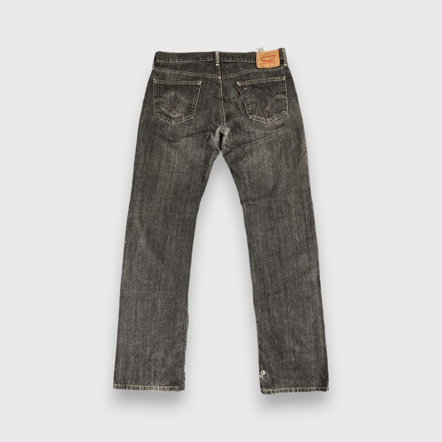 Levi's Vintage Levis 559 Jeans Faded Black Denim -J471 Size US 37 - 2 Thumbnail