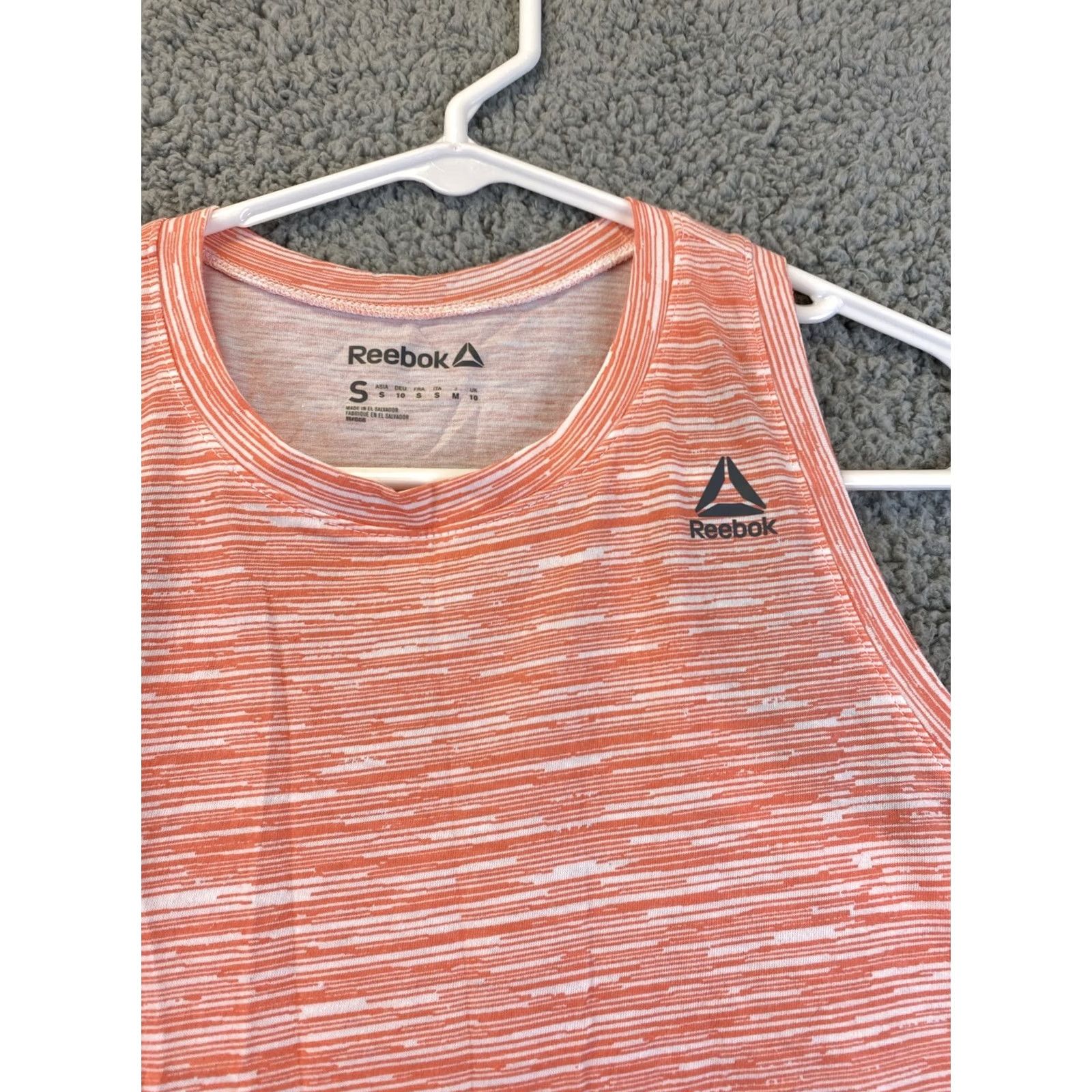 Reebok Reebok Active Tank Top Women S Orange Sleeveless Scoop Neck Pullover Regular Fit Activewear Tank Size S / US 4 / IT 40 - 2 Thumbnail