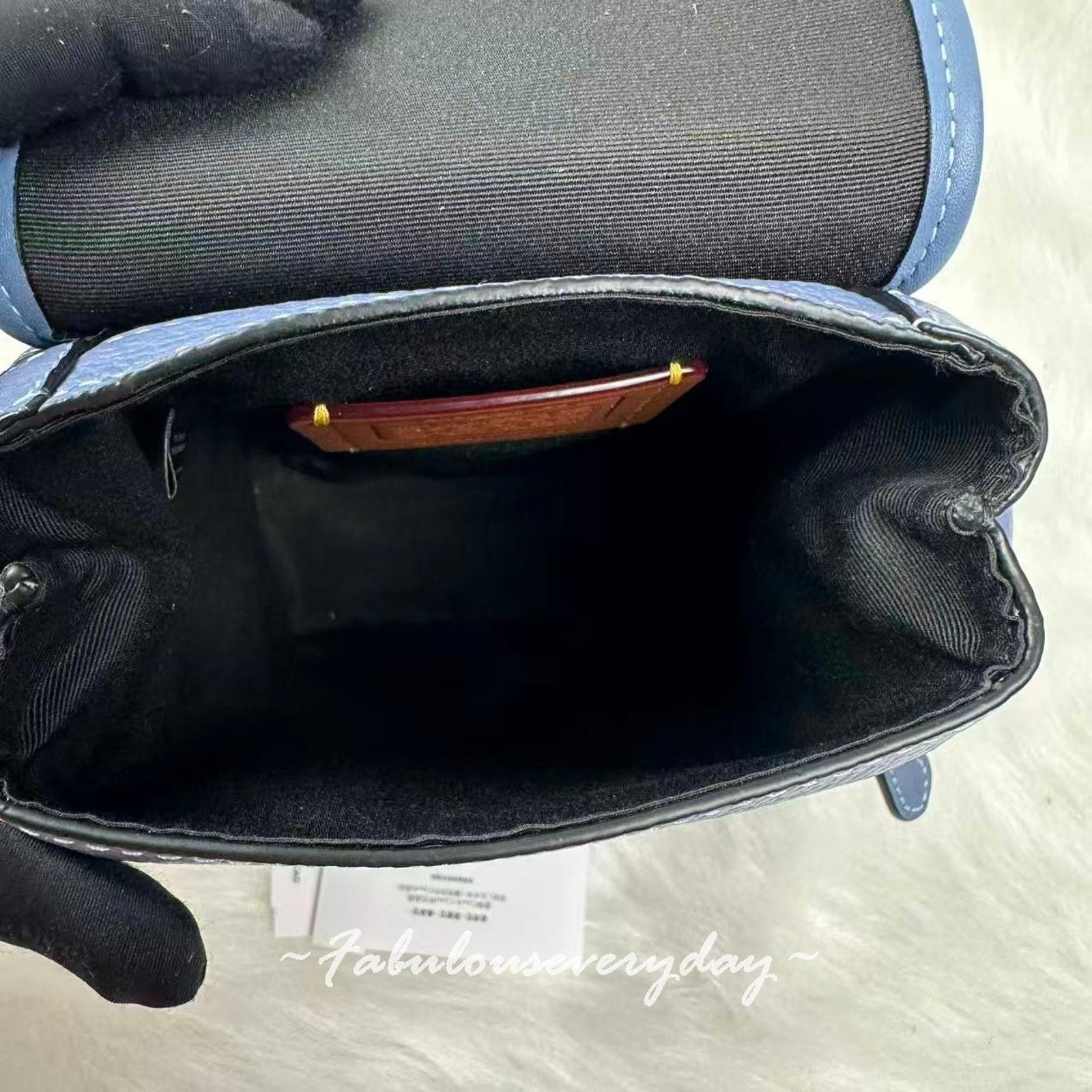 Coach Coach Men Sprint Sling Pack Leather/Black Copper/Light Denim Size ONE SIZE - 5 Thumbnail