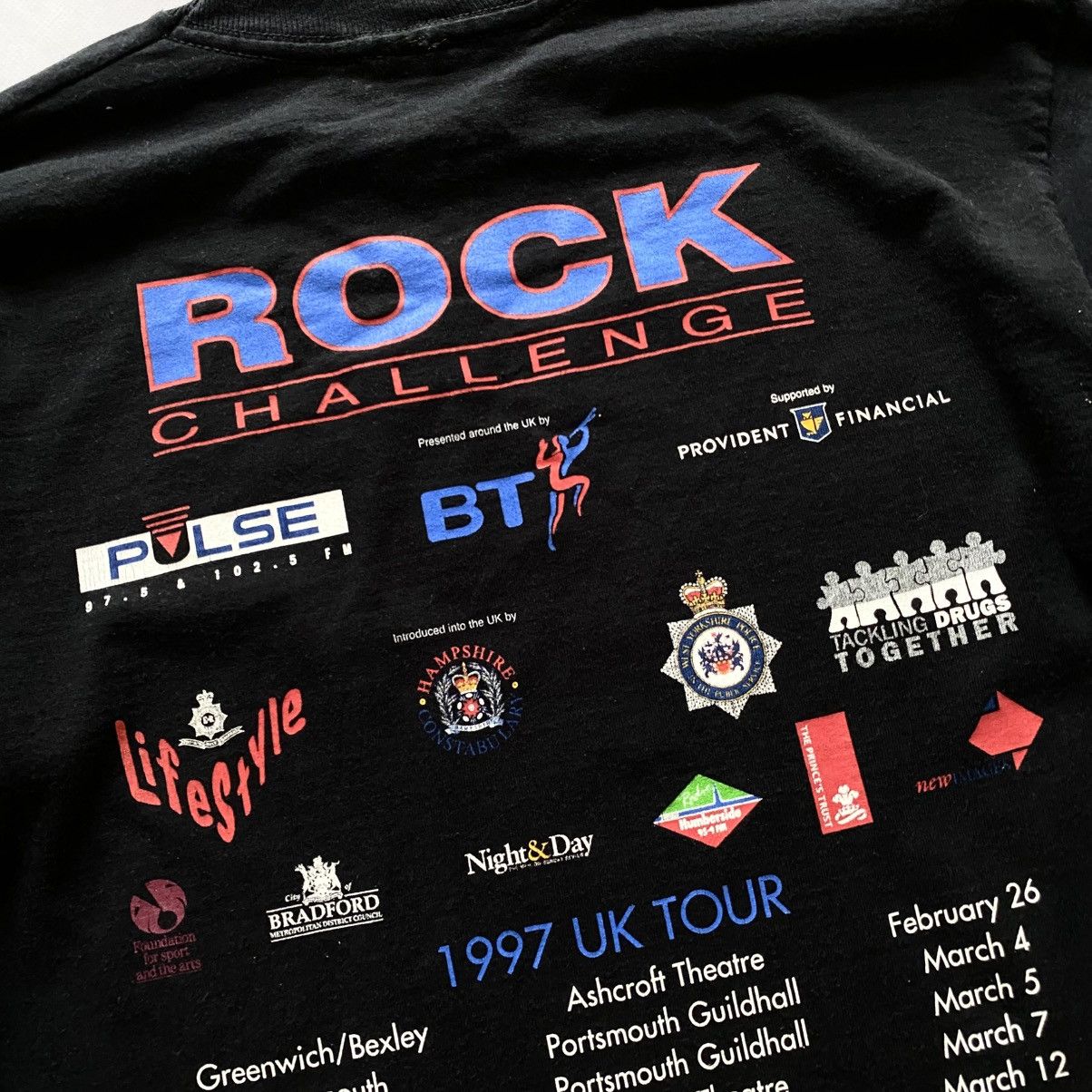 Band Tees 1997 Rock Challenge Abstract Tour Big Logo Band T-Shirt Y2K Size US L / EU 52-54 / 3 - 8 Thumbnail