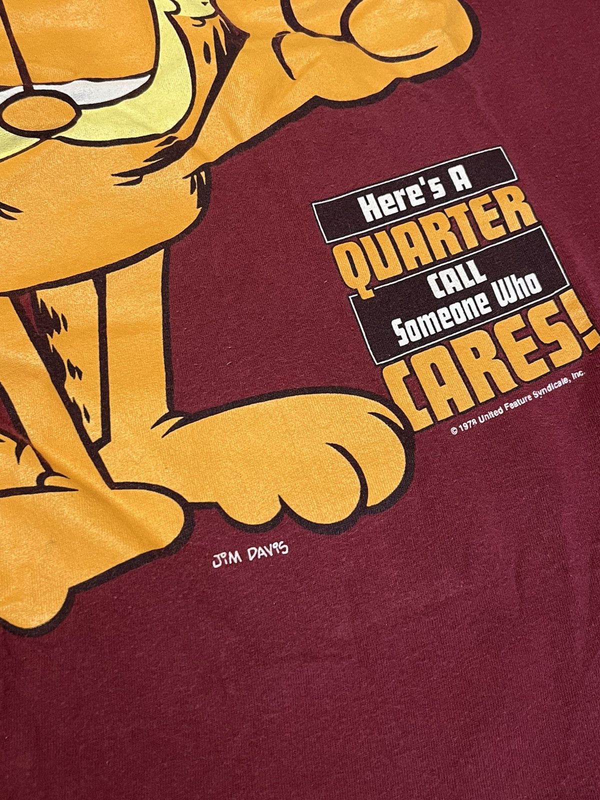 Vintage Vintage 1978 Garfield T-shirt Size US XL / EU 56 / 4 - 2 Thumbnail