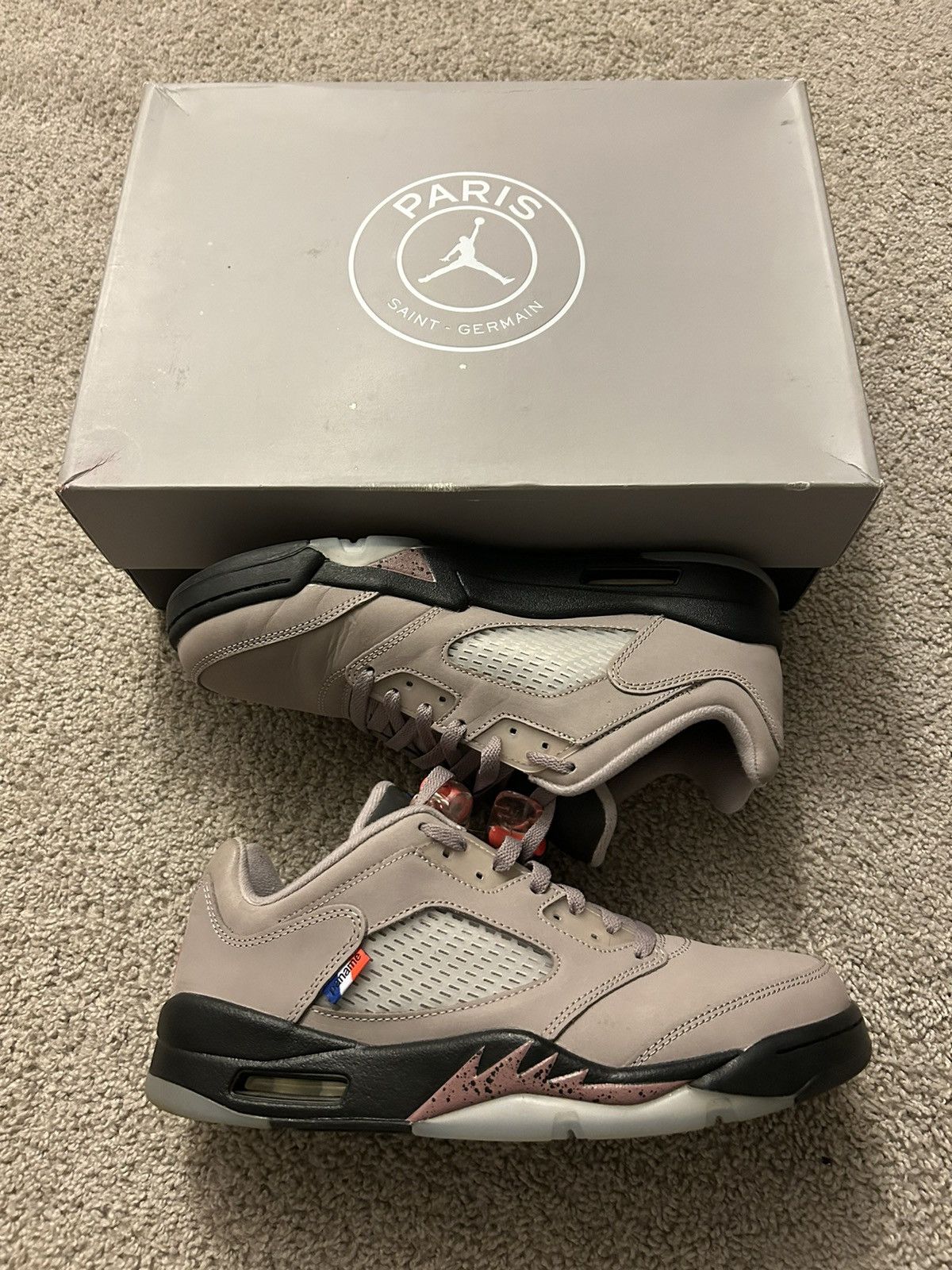 Jordan Brand Nike Streetwear Paris Saint Germain Air Jordan Retro 5 Paname Size 9.5 Grailed