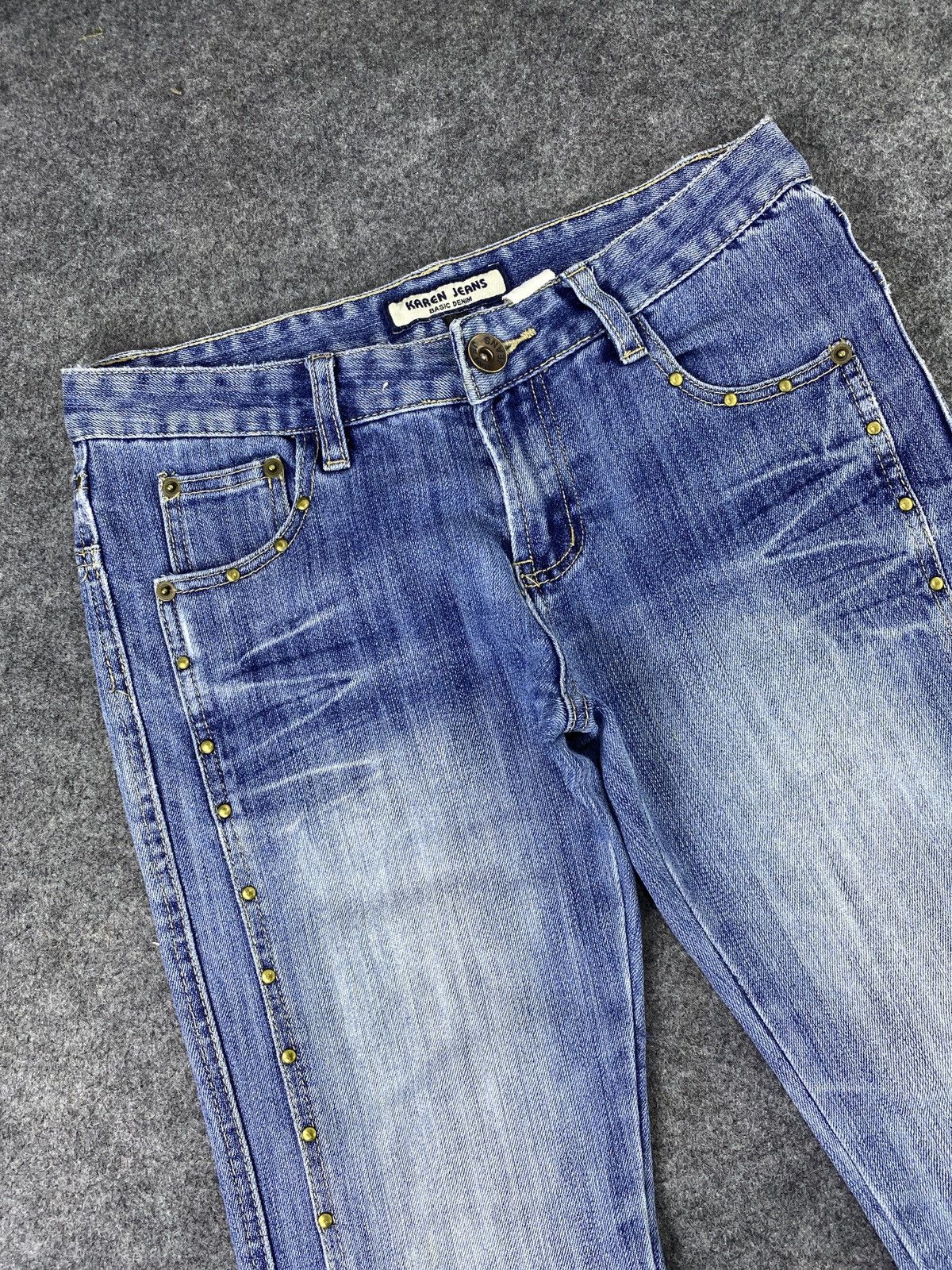 Japanese Brand Japanese Brand Karen Blue Wash Jeans - J1023 Size 29" - 3 Thumbnail