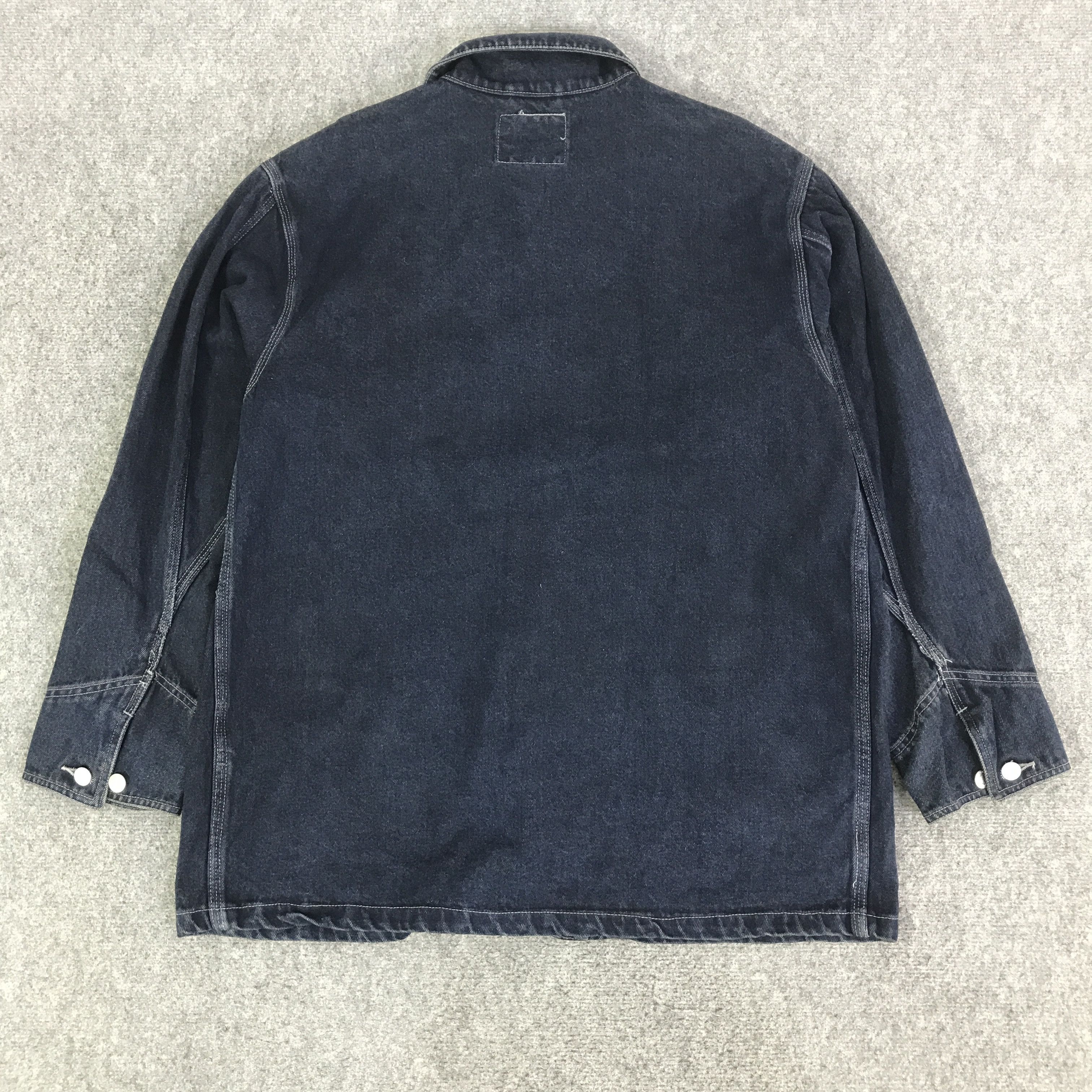 Japanese Brand SEAHOP DENIM JACKET K115B7 Size US L / EU 52-54 / 3 - 3 Thumbnail