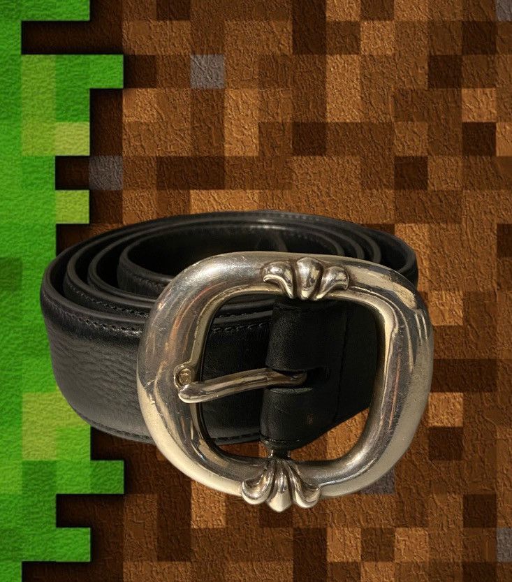 image of Chrome Hearts Gunslinger Belt in Black, Men's (Size 40)