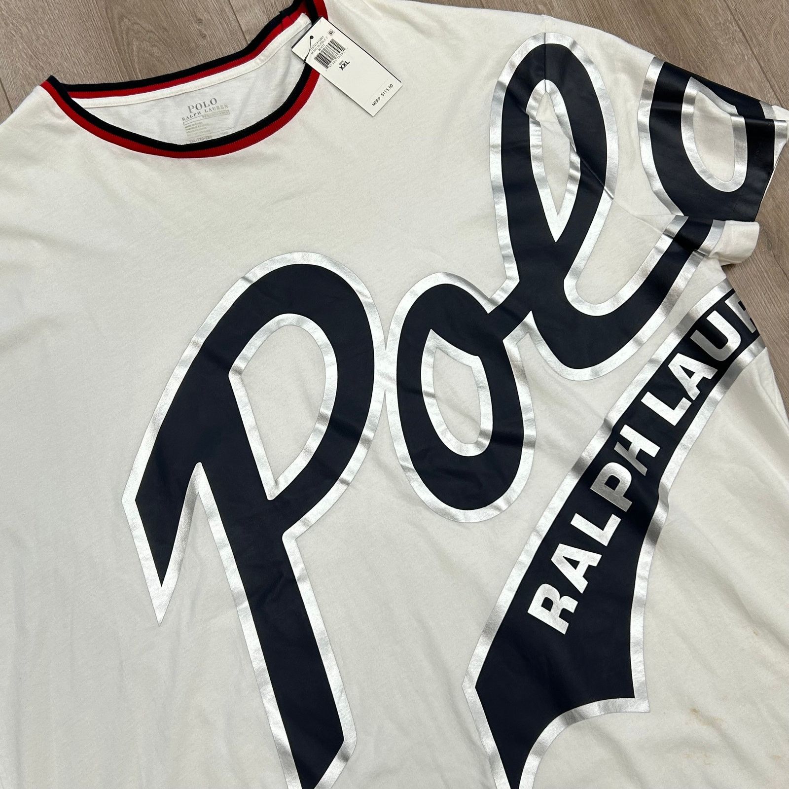 Polo Ralph Lauren Polo Ralph Lauren Performance Script T Shirt Size XXL 2XL B7 Size US XXL / EU 58 / 5 - 2 Thumbnail