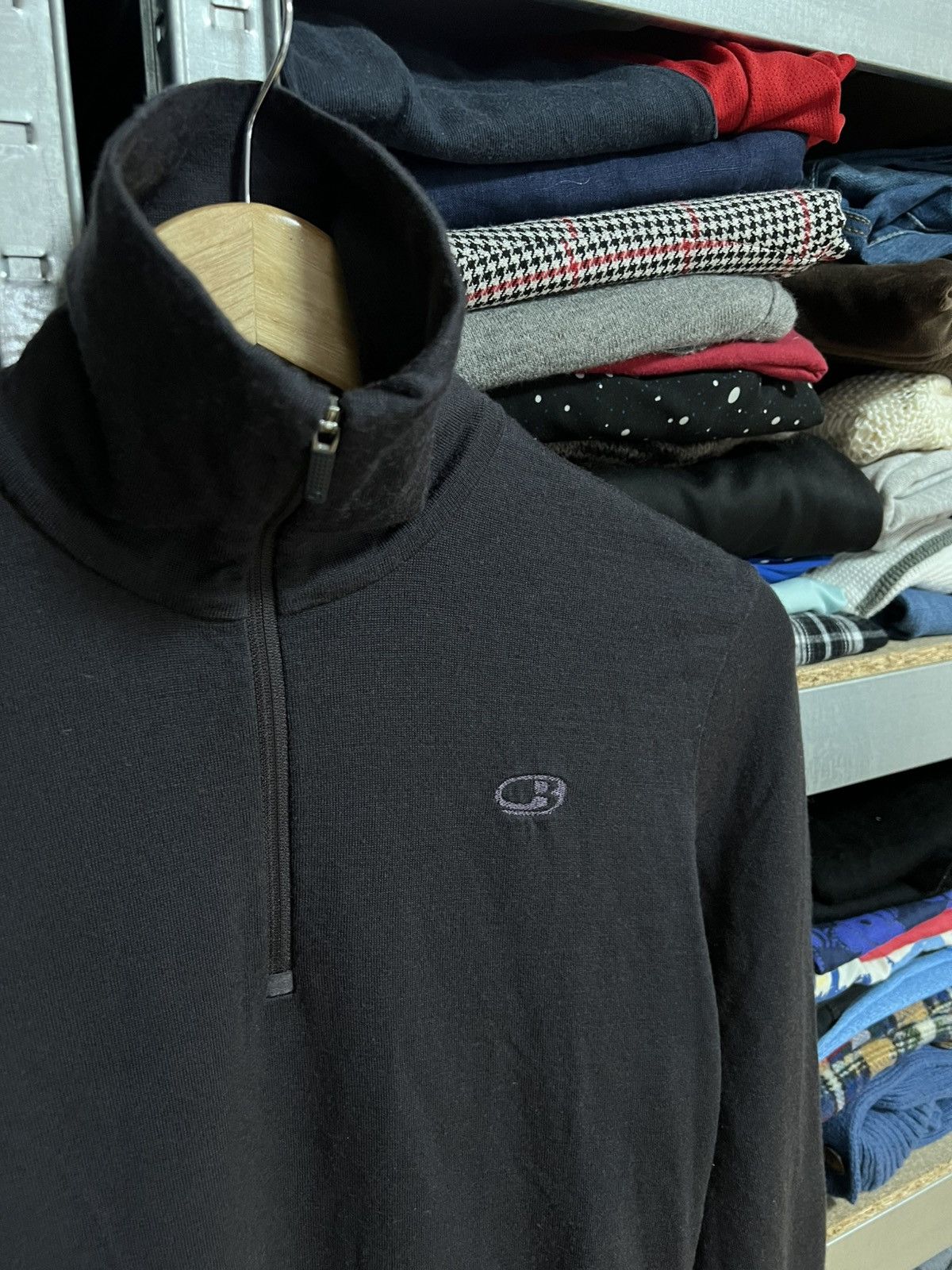 Icebreaker Icebreaker Wool 1/4 Zip Fleece Sweater Long Sleeve Size L Size L / US 10 / IT 46 - 3 Thumbnail