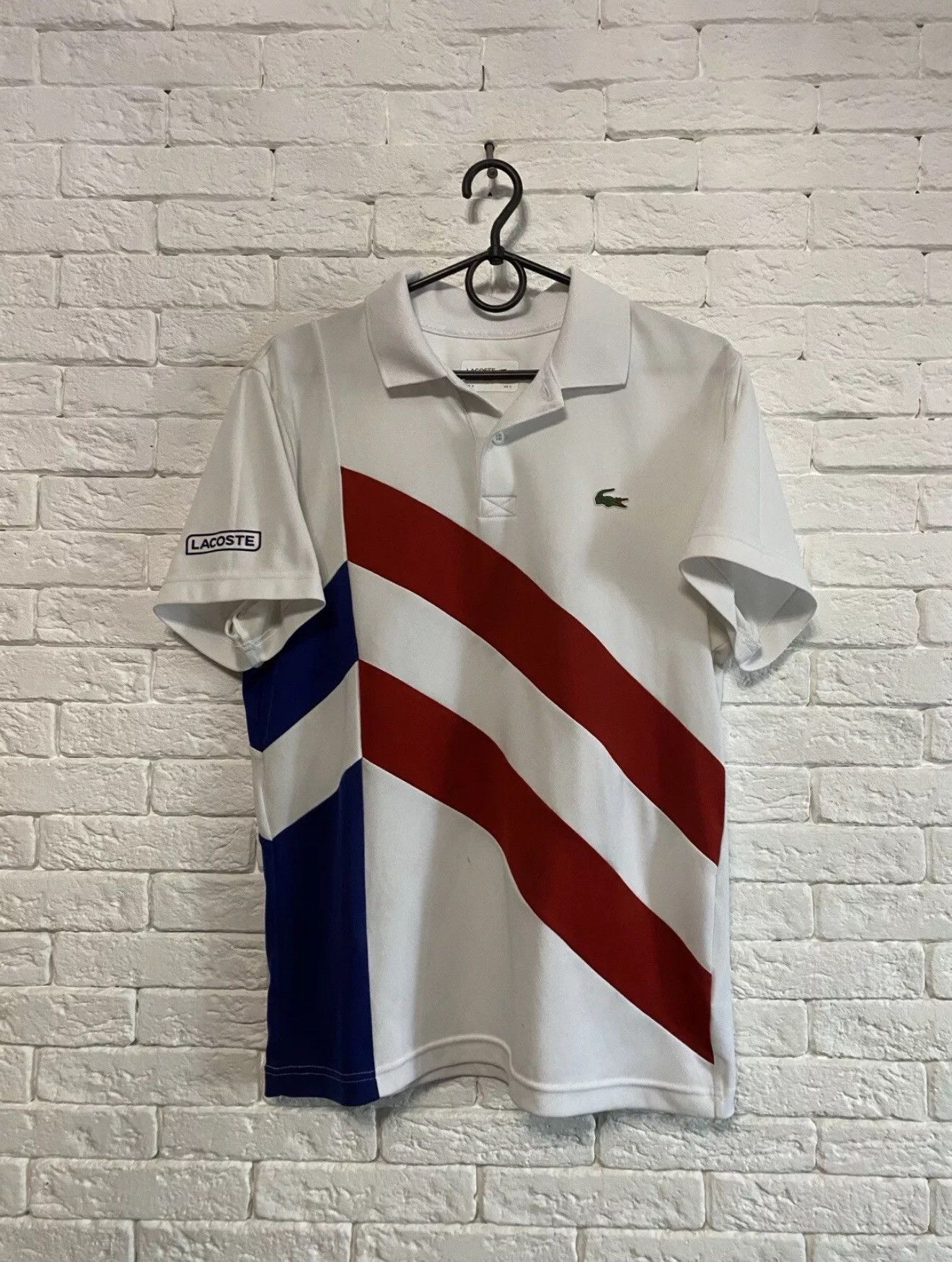 Lacoste Lacste Sport USA Flag Polo Shirt Sz S Size US S / EU 44-46 / 1 - 1 Thumbnail