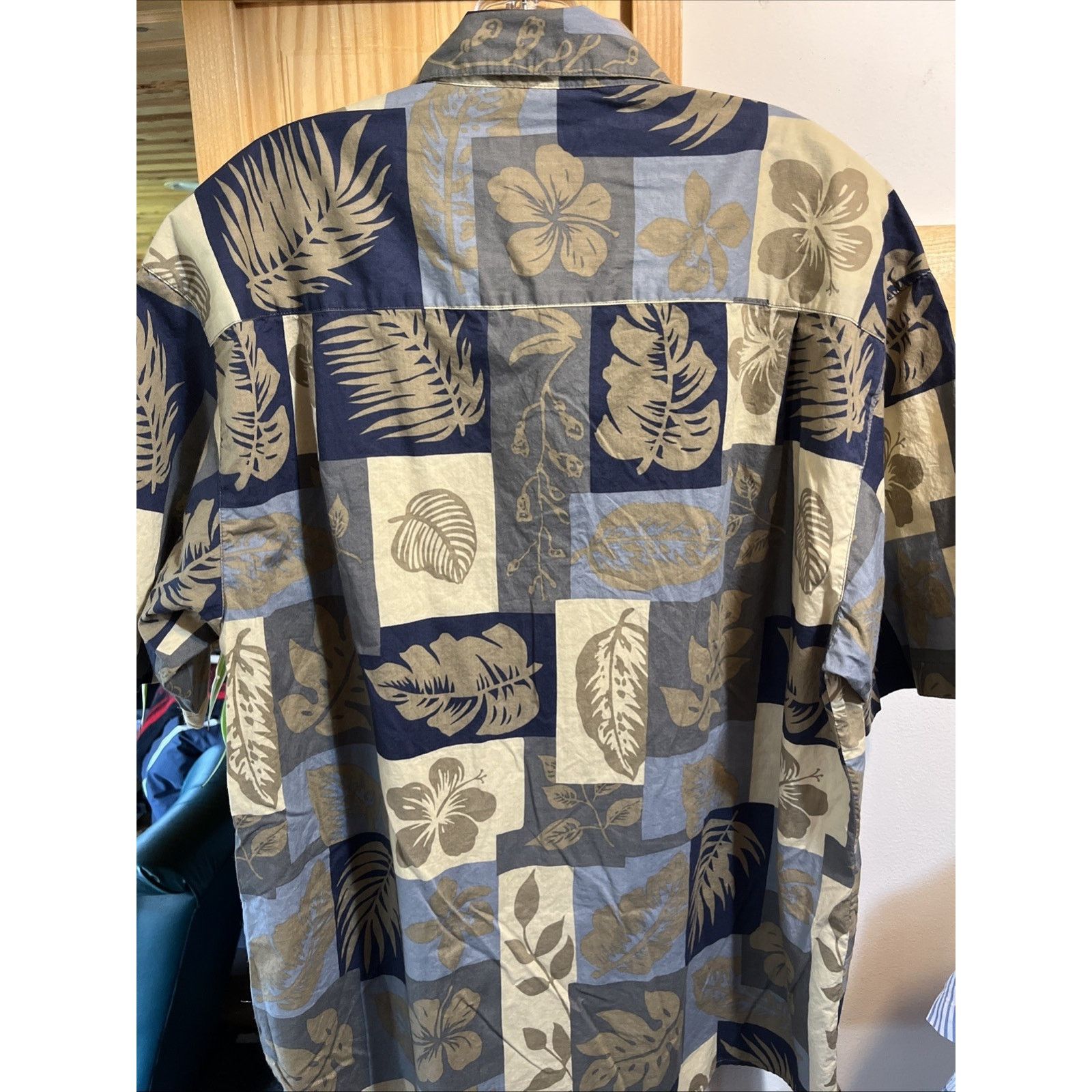 Other Half Moon Bay Shirt Men's Size Large Button Up Leaf Print Size US L / EU 52-54 / 3 - 7 Thumbnail