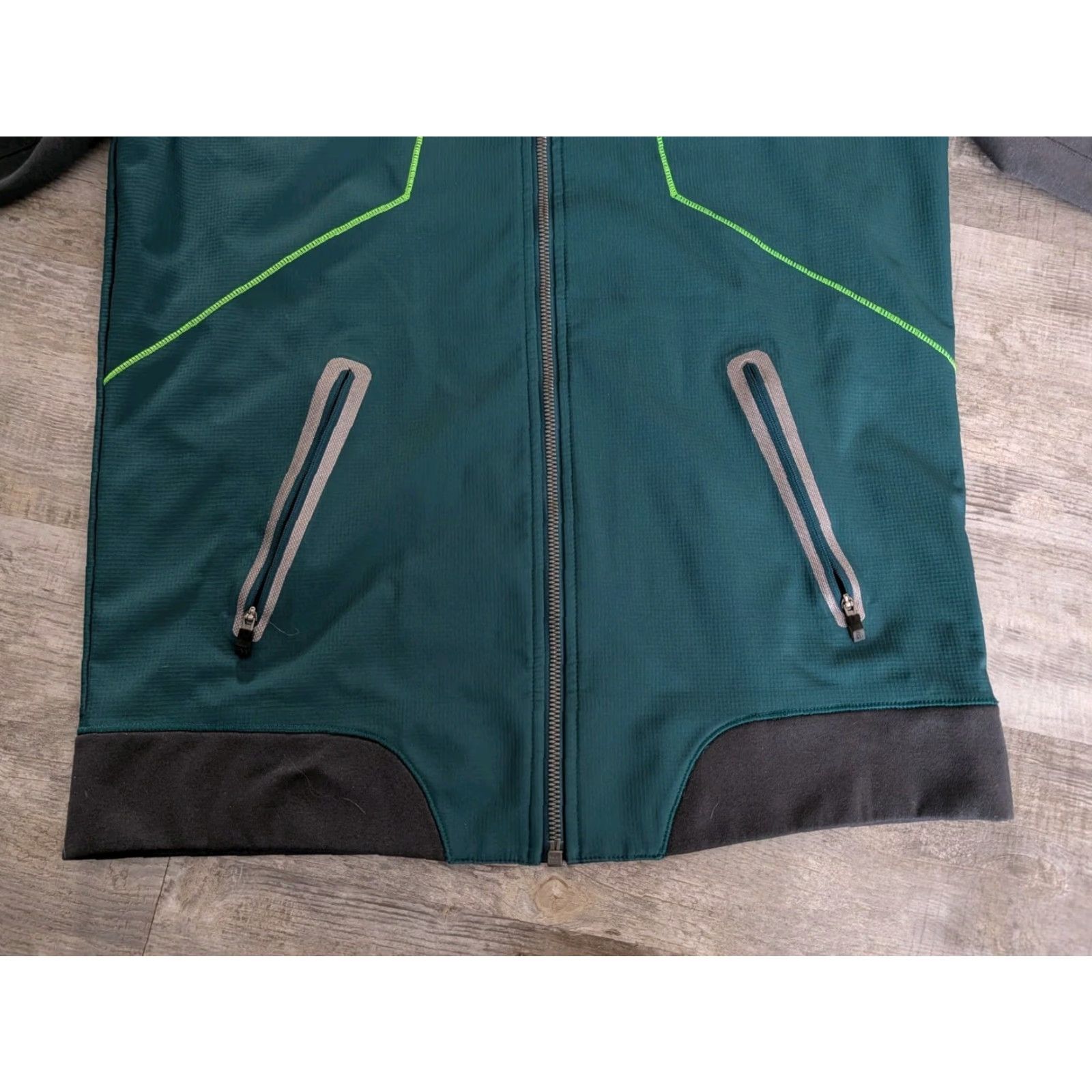 The North Face The North Face Kilowatt Jacket Mens S Green Gray Full Zip Hooded Windbreaker Size US S / EU 44-46 / 1 - 5 Thumbnail