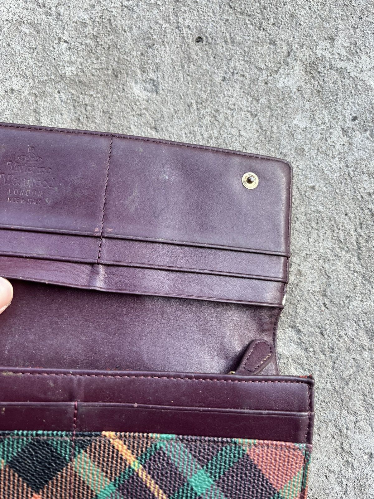 Vivienne Westwood Vintage Vivienne Westwood Leather Orb Logo Monogram Wallet Size ONE SIZE - 8 Thumbnail