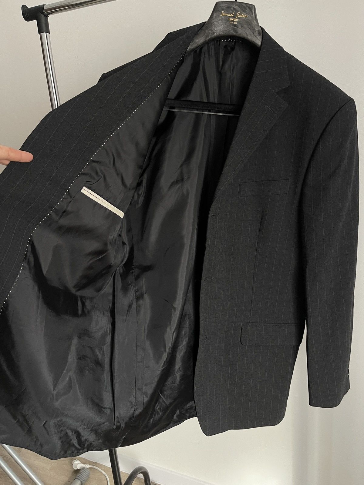 Balmain 🔥Balmain Blazer Classic Jacket Black Vintage luxury premium Size 44R - 5 Thumbnail