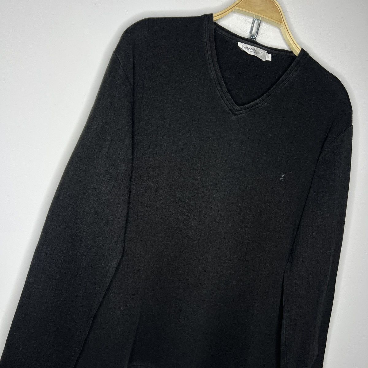 Vintage × Yves Saint Laurent Yves Saint Laurent Pour Homme Vintage Long Sleeve Size US L / EU 52-54 / 3 - 3 Thumbnail