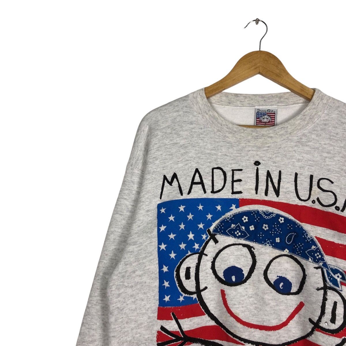 Vintage Danny First Vintage Made In USA sweatshirt Big Logo Medium Size US M / EU 48-50 / 2 - 6 Thumbnail