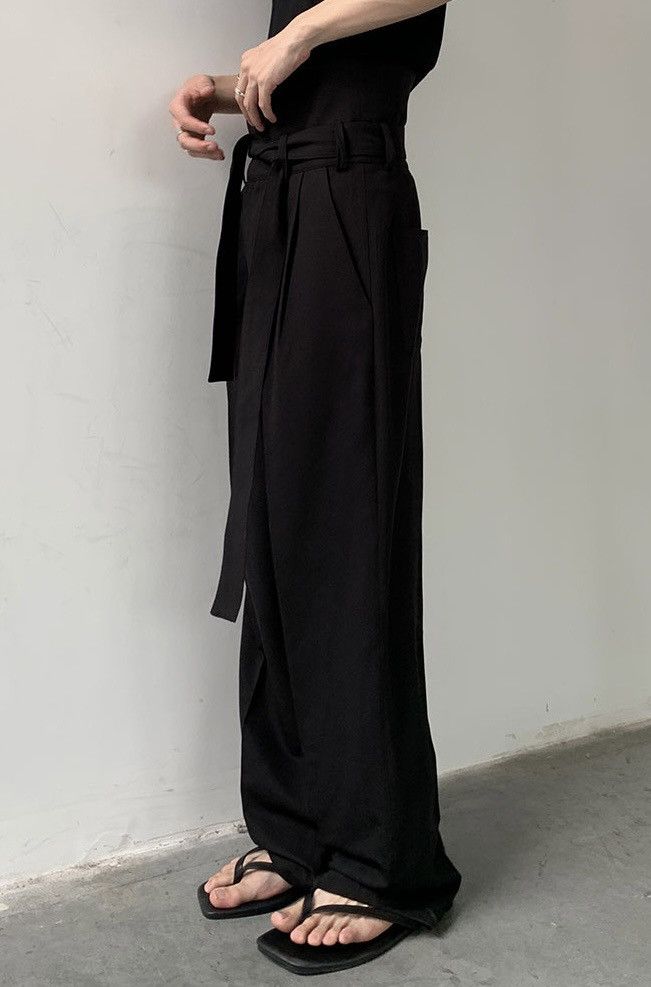 Japanese Brand × Vintage Cleanfit retro folded flap high waisted pleated pants Size US 32 / EU 48 - 2 Thumbnail