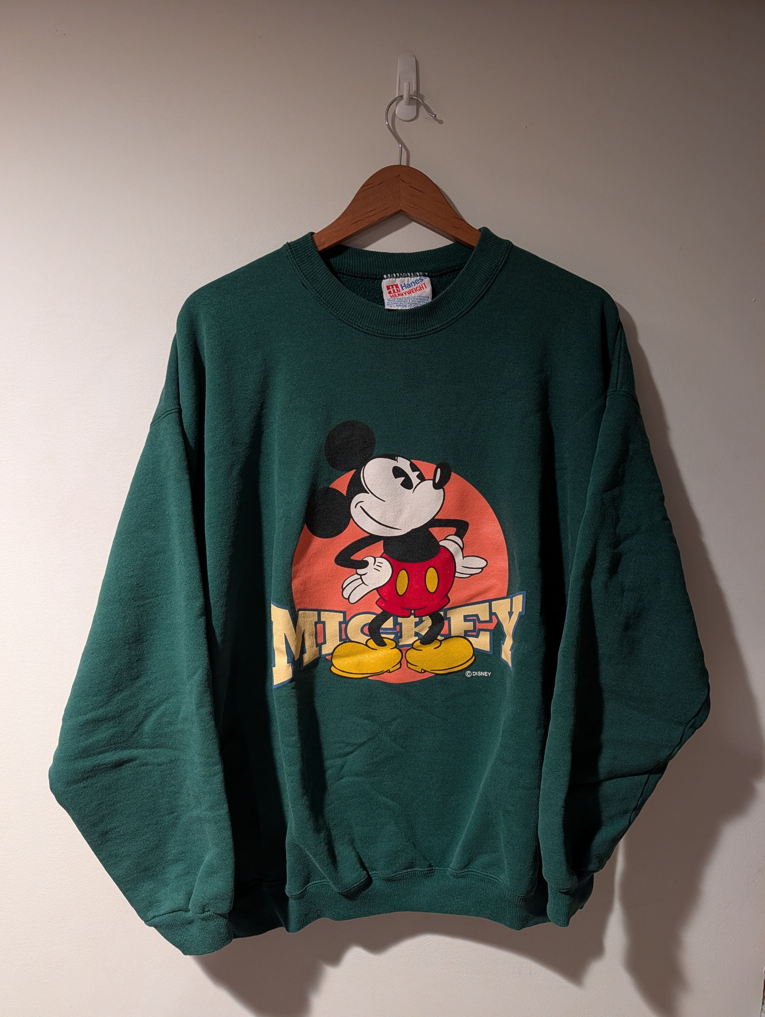 Disney × Vintage ✨ Aaliyah 1994 Mickey Mouse Corduroy Sweatshirt