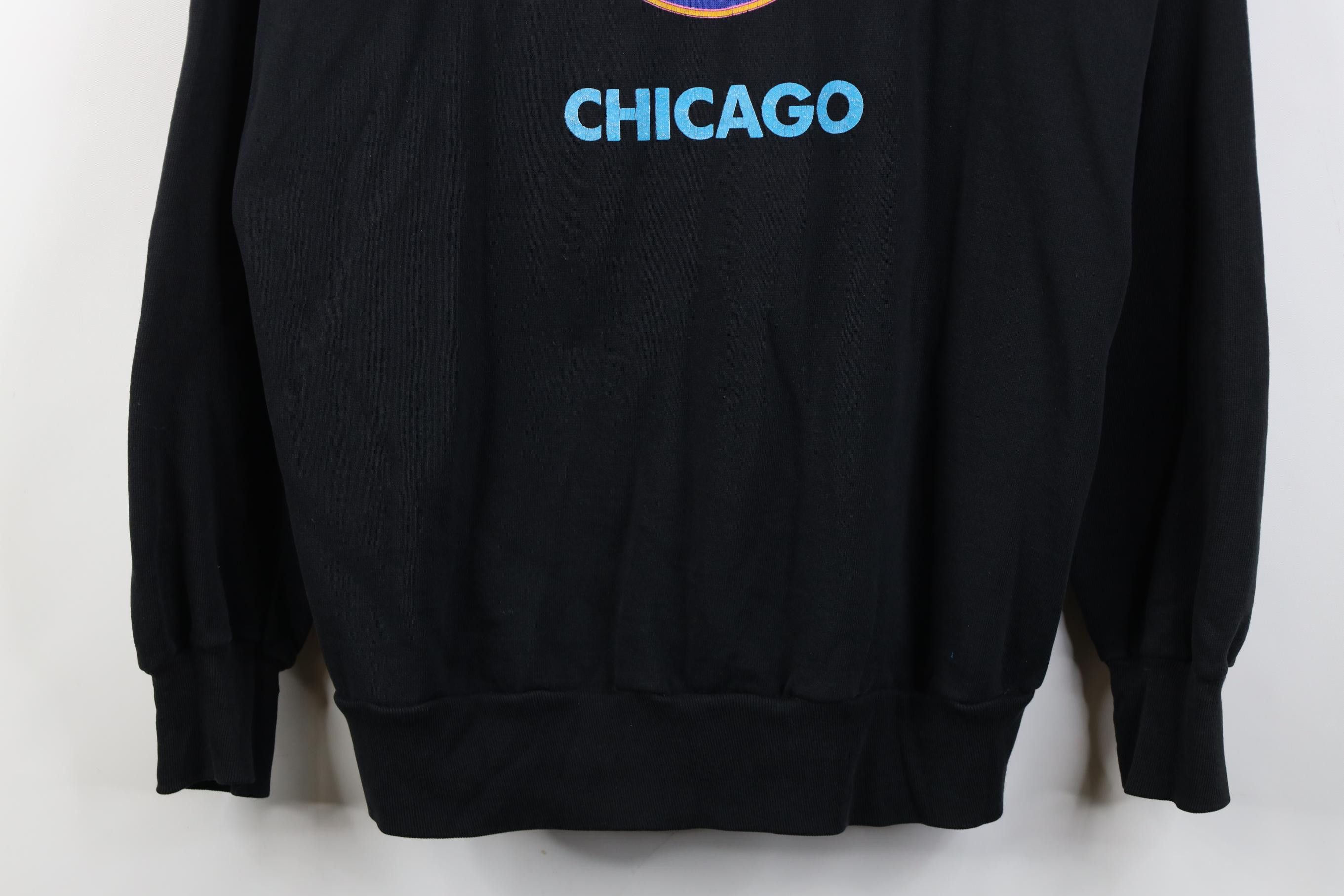 Hard Rock Cafe Vintage 80s 90s Hard Rock Cafe Chicago Crewneck Sweatshirt Size XL / US 12-14 / IT 48-50 - 3 Thumbnail