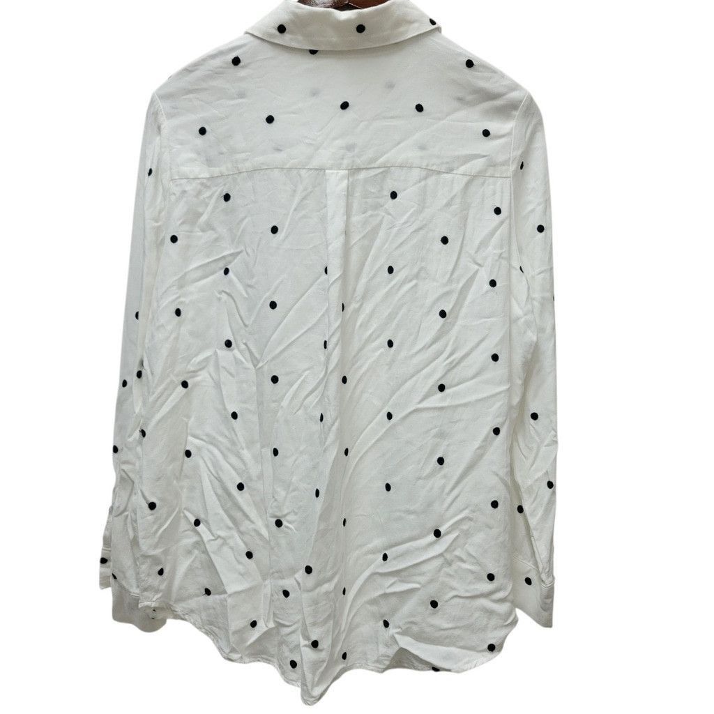 Other MNG Casual Women Long-Sleeves Polka-dot Rayon Blouse Size 8 Size M / US 6-8 / IT 42-44 - 5 Thumbnail