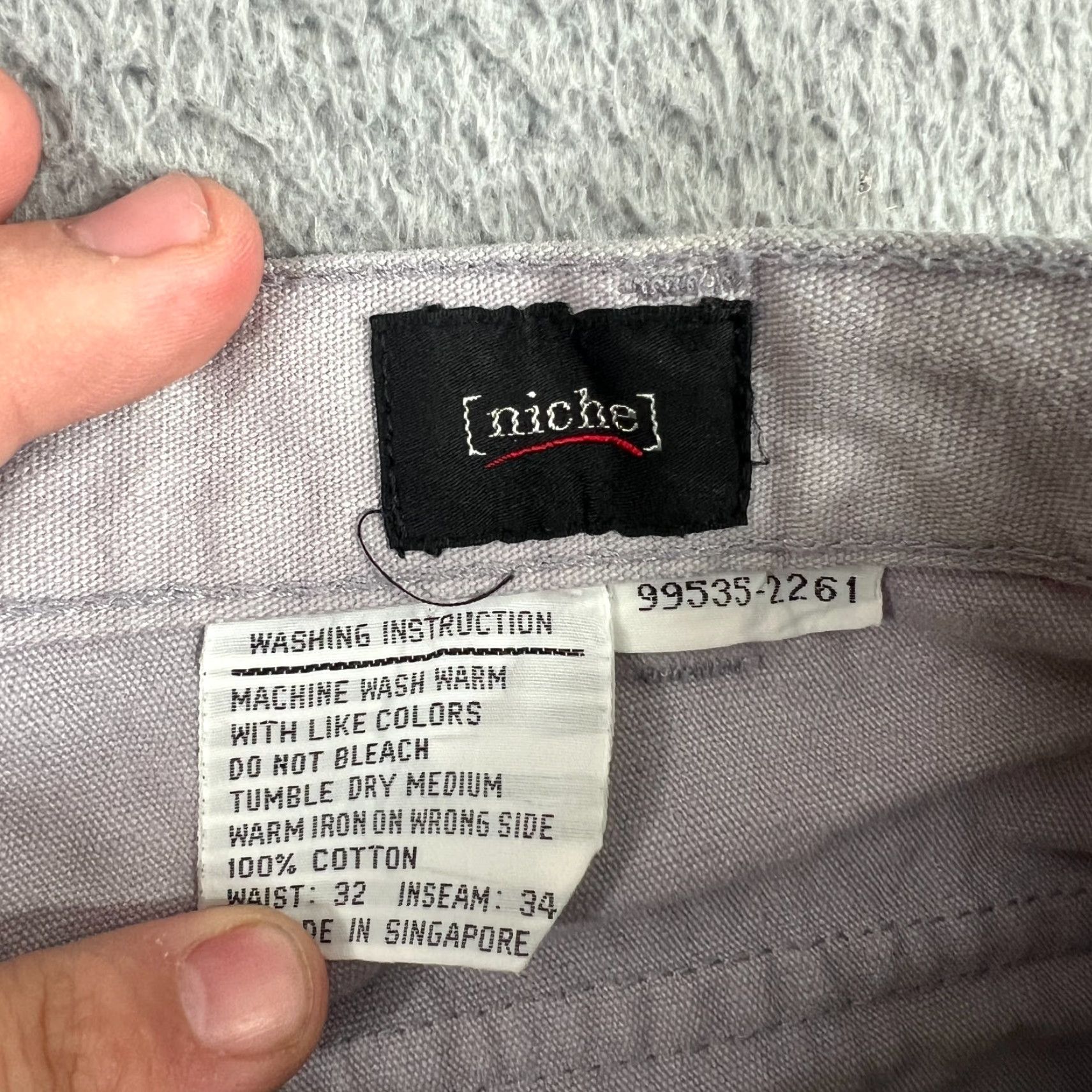 Vintage VINTAGE Niche Untd Baggy Jeans Men 30x32 90s Grunge Denim Relaxed Fit Gray Size US 30 / EU 46 - 5 Thumbnail