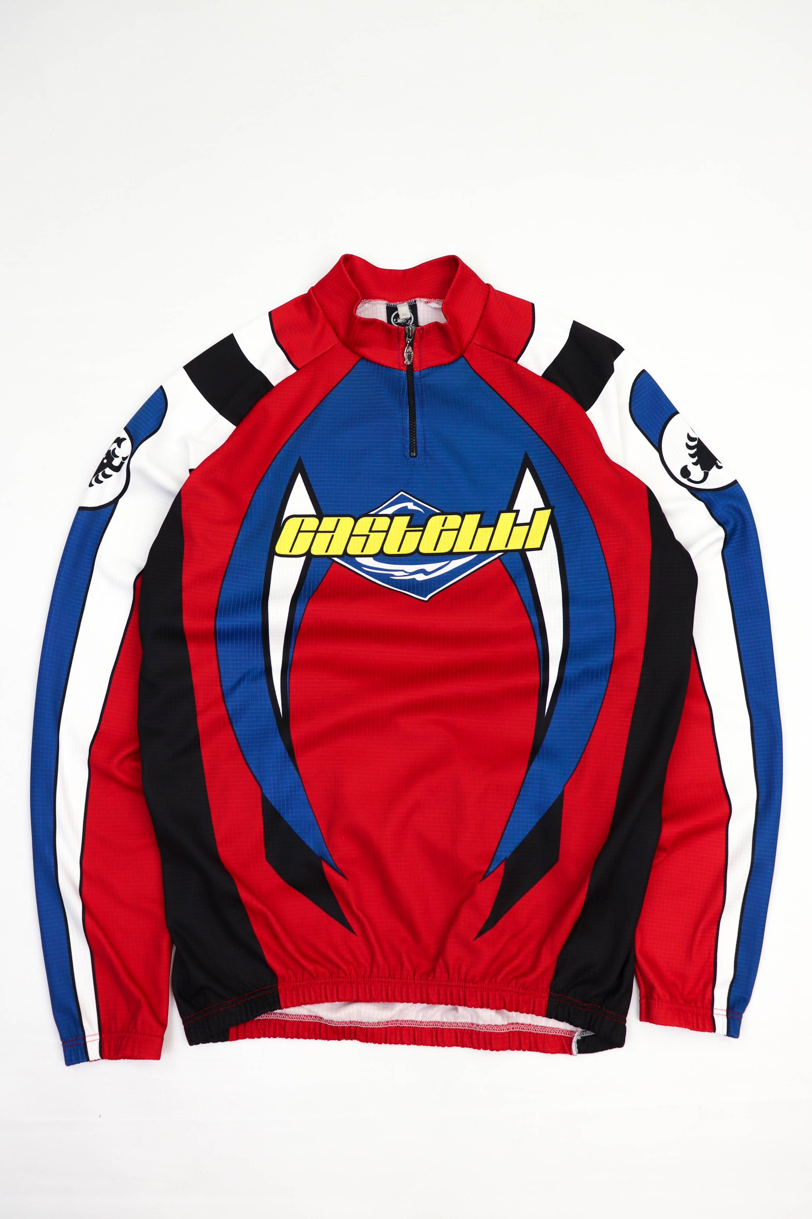 Other Castelli Multicolor Cycling Long Sleeve 1/4 Zip Jersey Size US XL / EU 56 / 4 - 1 Thumbnail