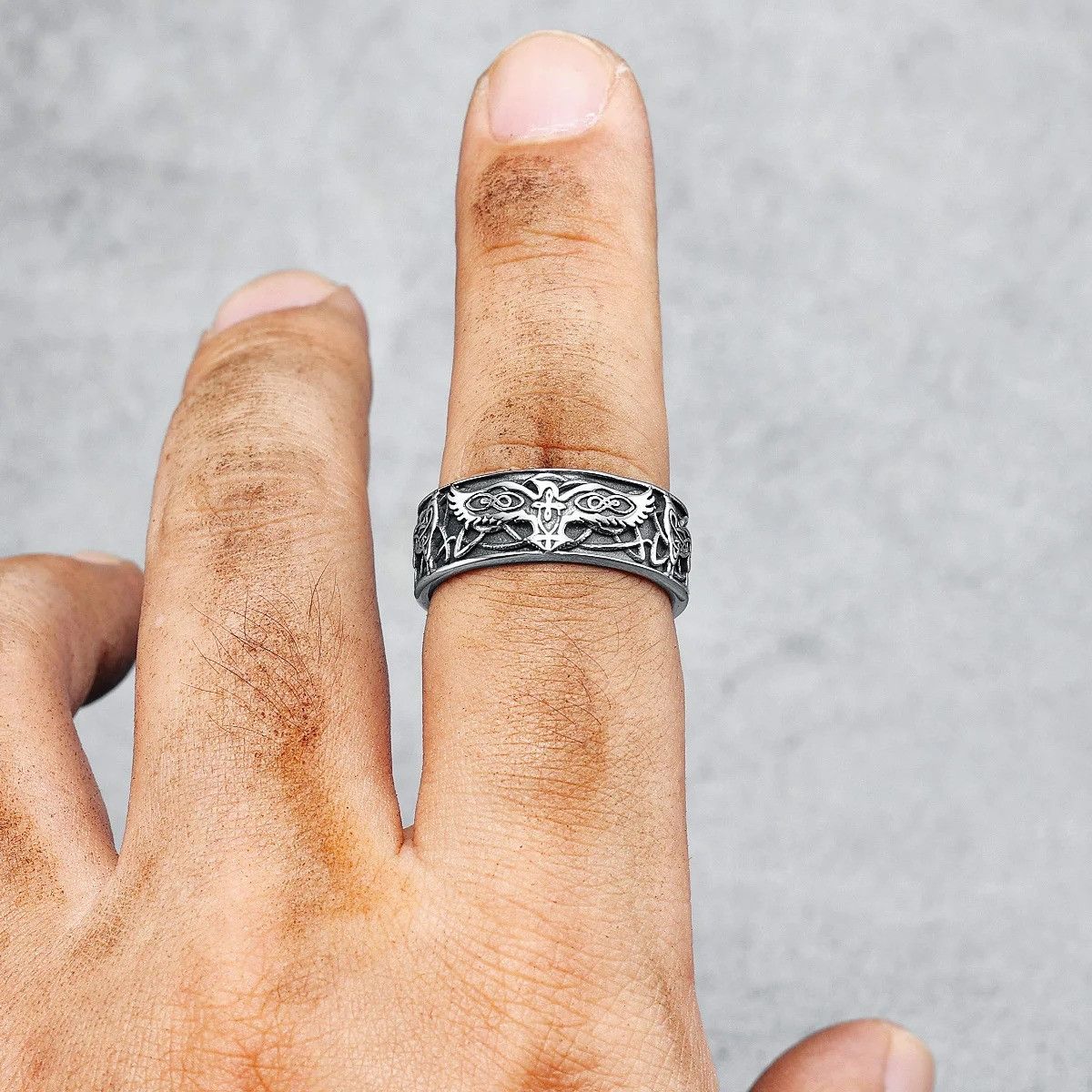 Jewelry Phoenix Totem Ring Streetwear Jewelry Fashion Gift Size ONE SIZE - 6 Thumbnail