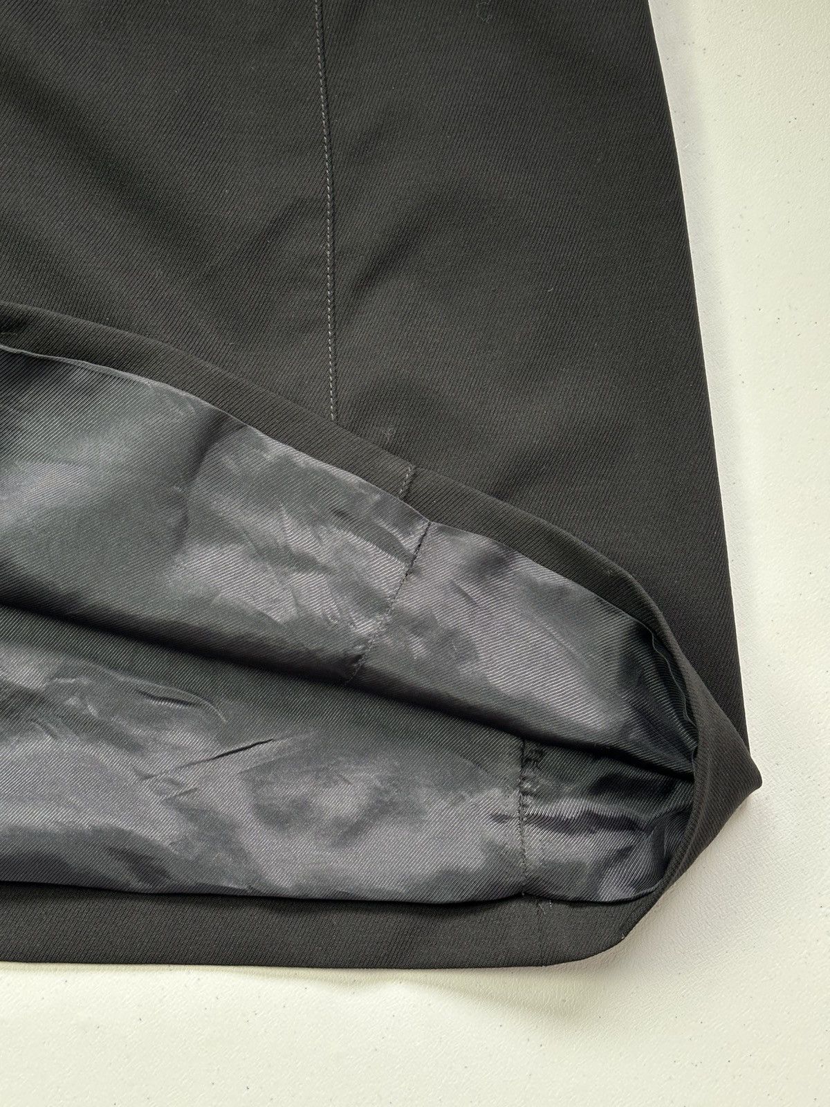 Prada Pencil Wool Skirt Womens