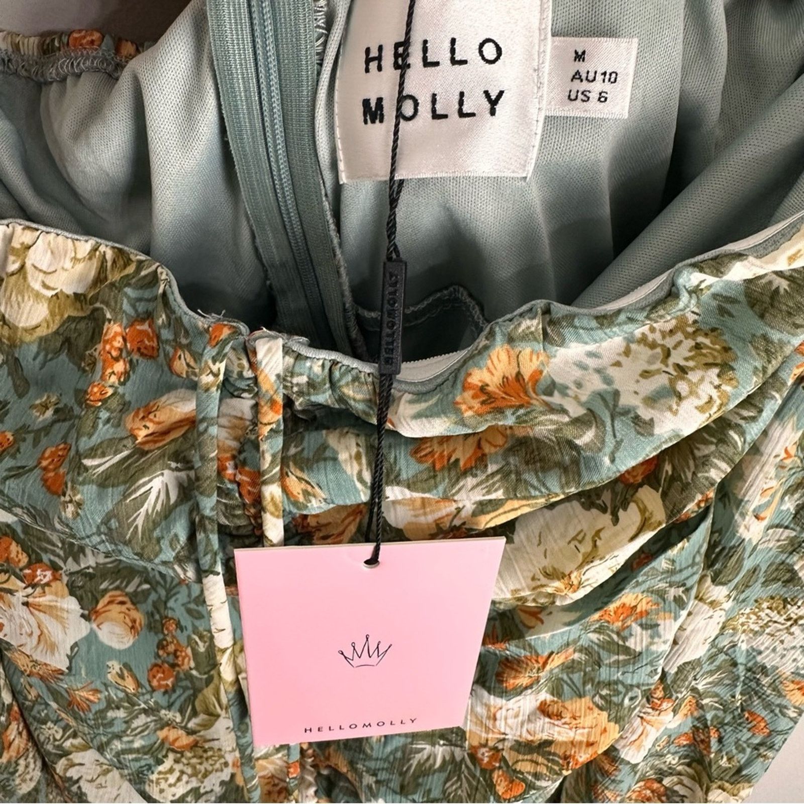 Other Hello Molly Basque Country Long Sleeve Ruched Mini Dress M Size M / US 6-8 / IT 42-44 - 13 Thumbnail