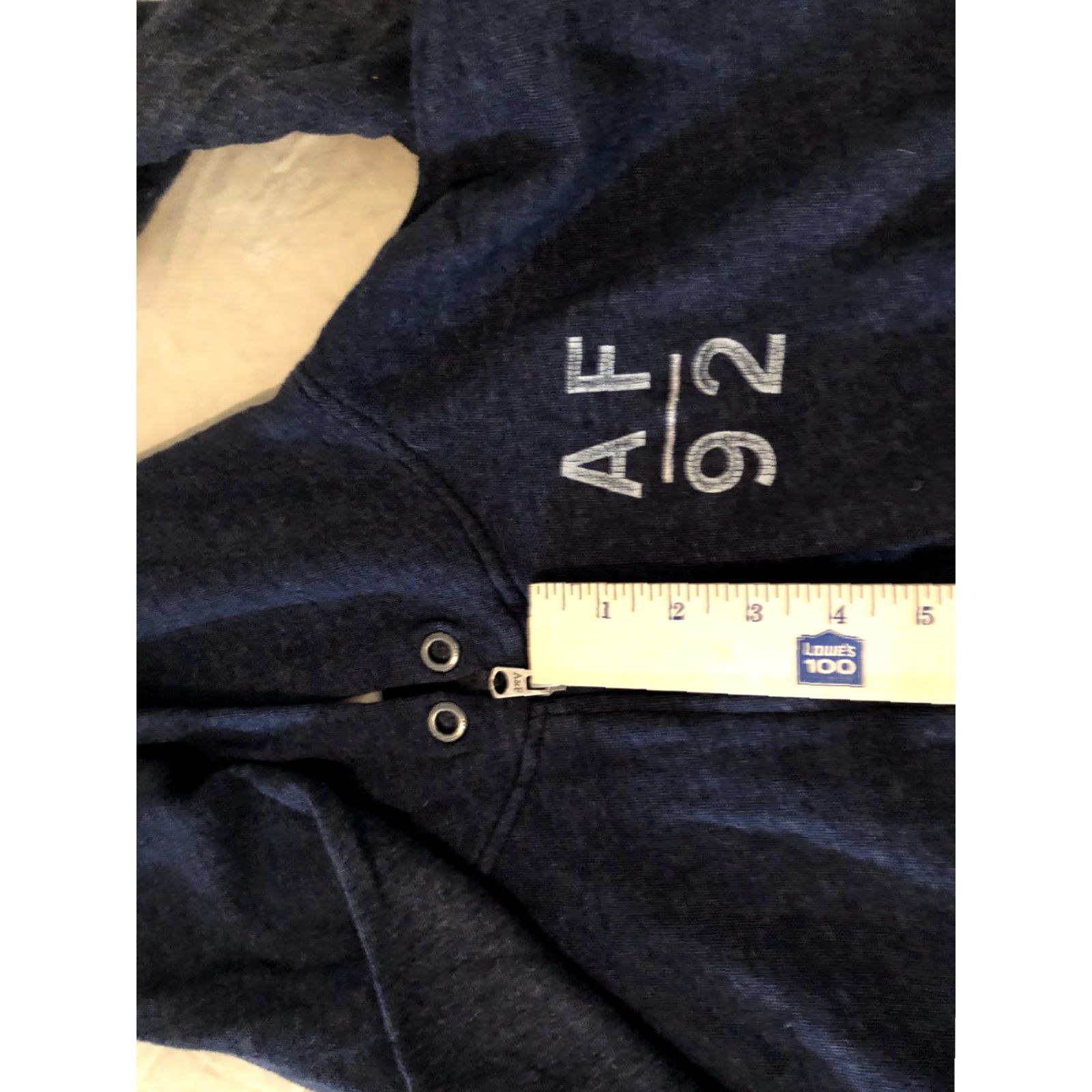 Abercrombie & Fitch Womens Abercrombie & Fitch Hoodie Jacket L Large Gray Cotton Size L / US 10 / IT 46 - 6 Thumbnail