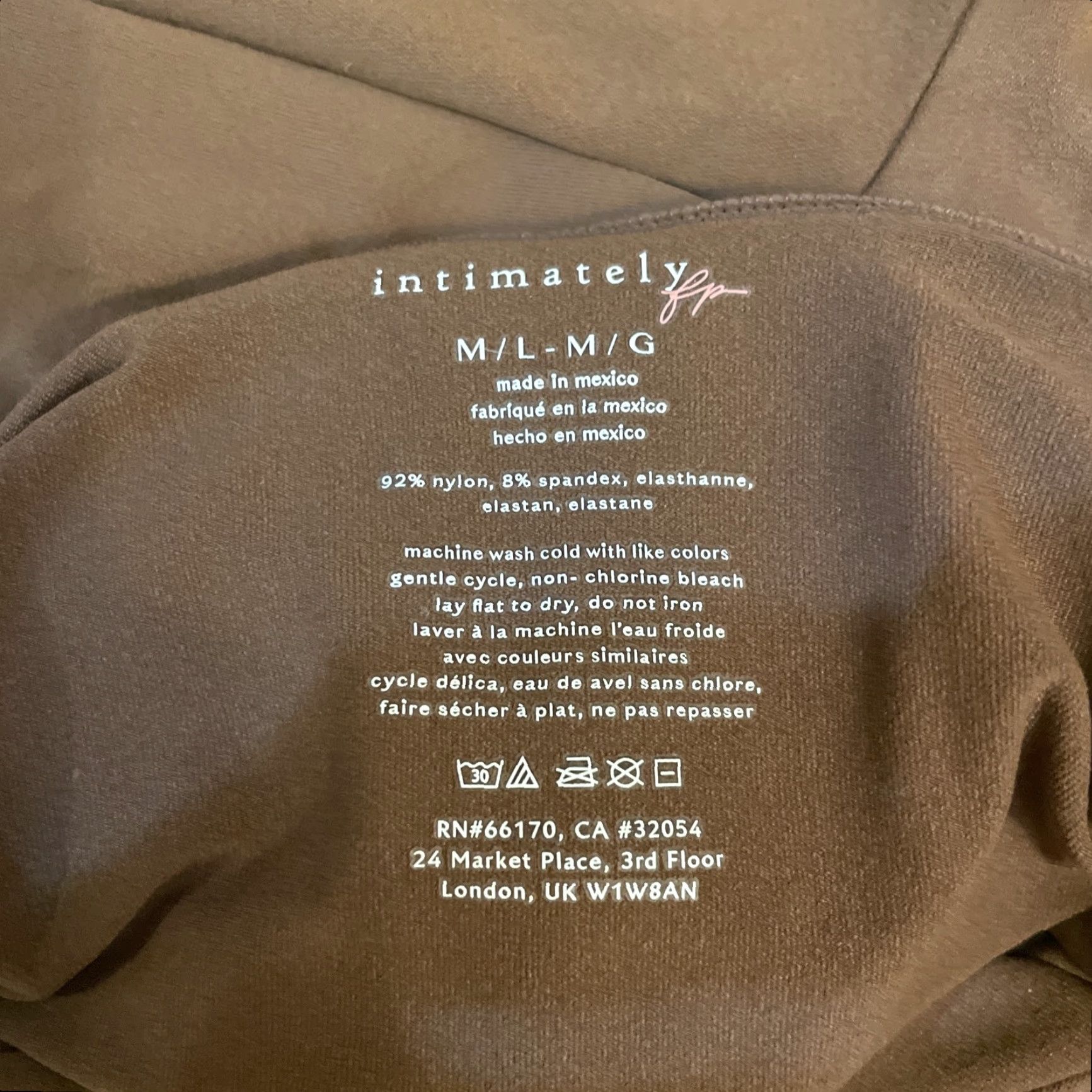 Free People Free People Intimately Free Base Layering Top Rose Open Back Long Sleeve M/L Cropped Women Slim Brown NWT Size M / US 6-8 / IT 42-44 - 7 Thumbnail