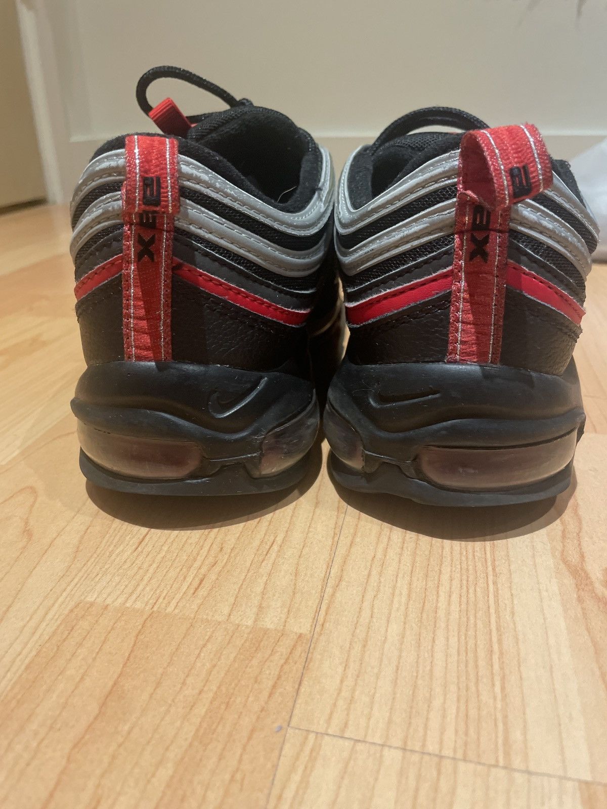 Nike Nike Air Max 97 Black/Red Size US 10.5 / EU 43-44 - 7 Thumbnail