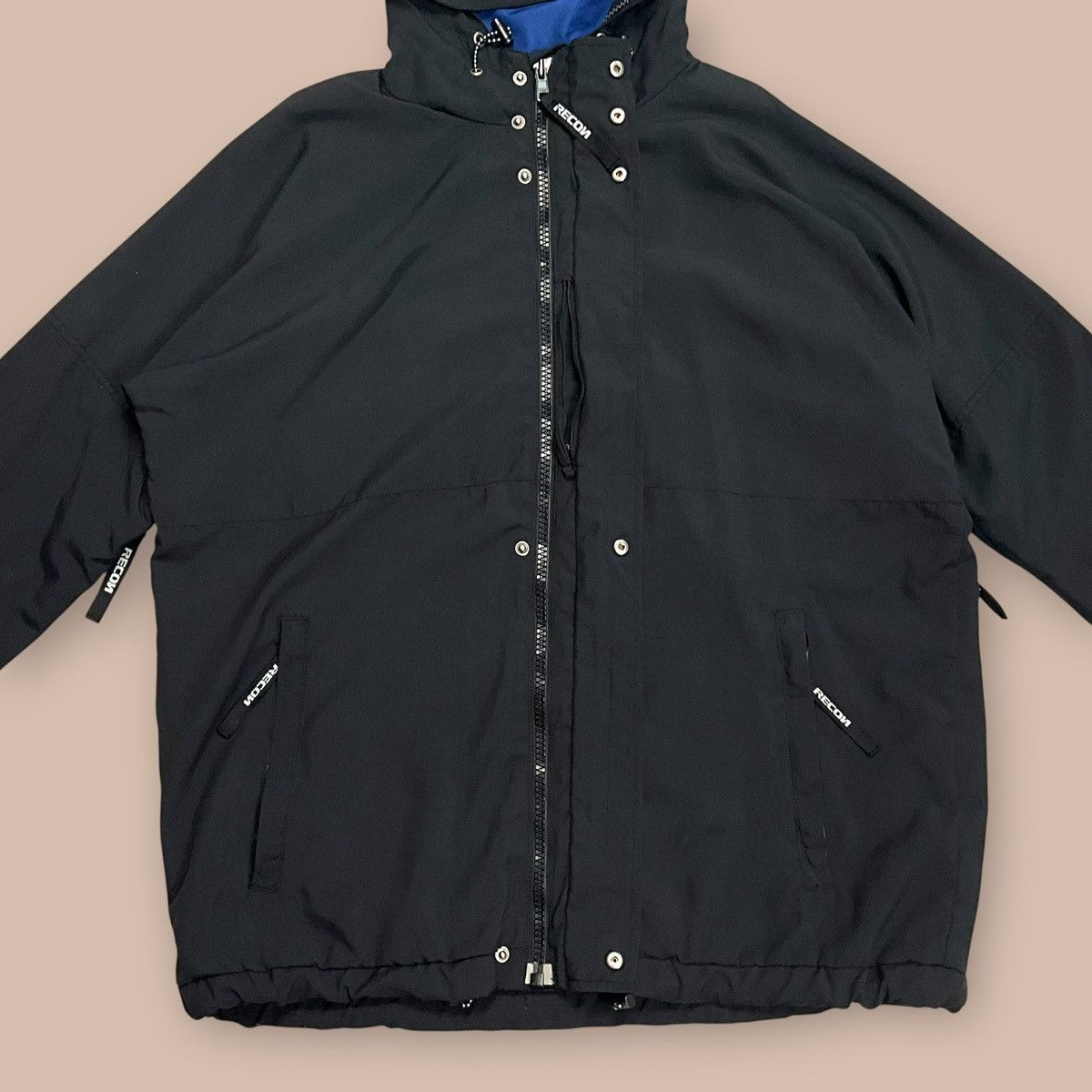 Recon RECON Black Windbreaker Jacket Size US XL / EU 56 / 4 - 10 Thumbnail