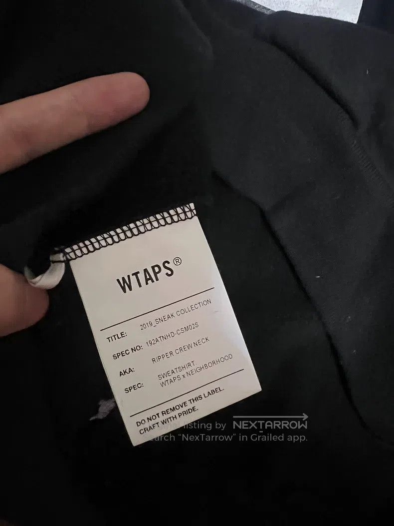 Wtaps Wtaps Bone Crewneck Sweatshirt Size US L / EU 52-54 / 3 - 6 Thumbnail