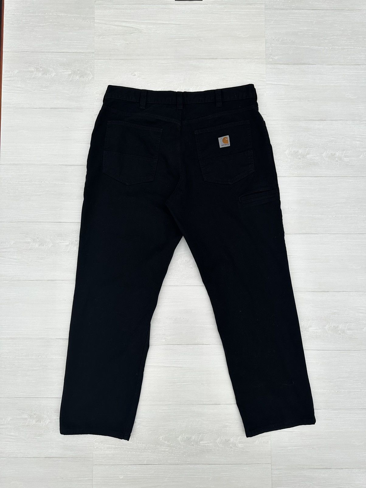 Carhartt Carhartt Black 5 Pocket Denim Jeans Sz. 36 x 30 Patch Size US 36 / EU 52 - 2 Thumbnail