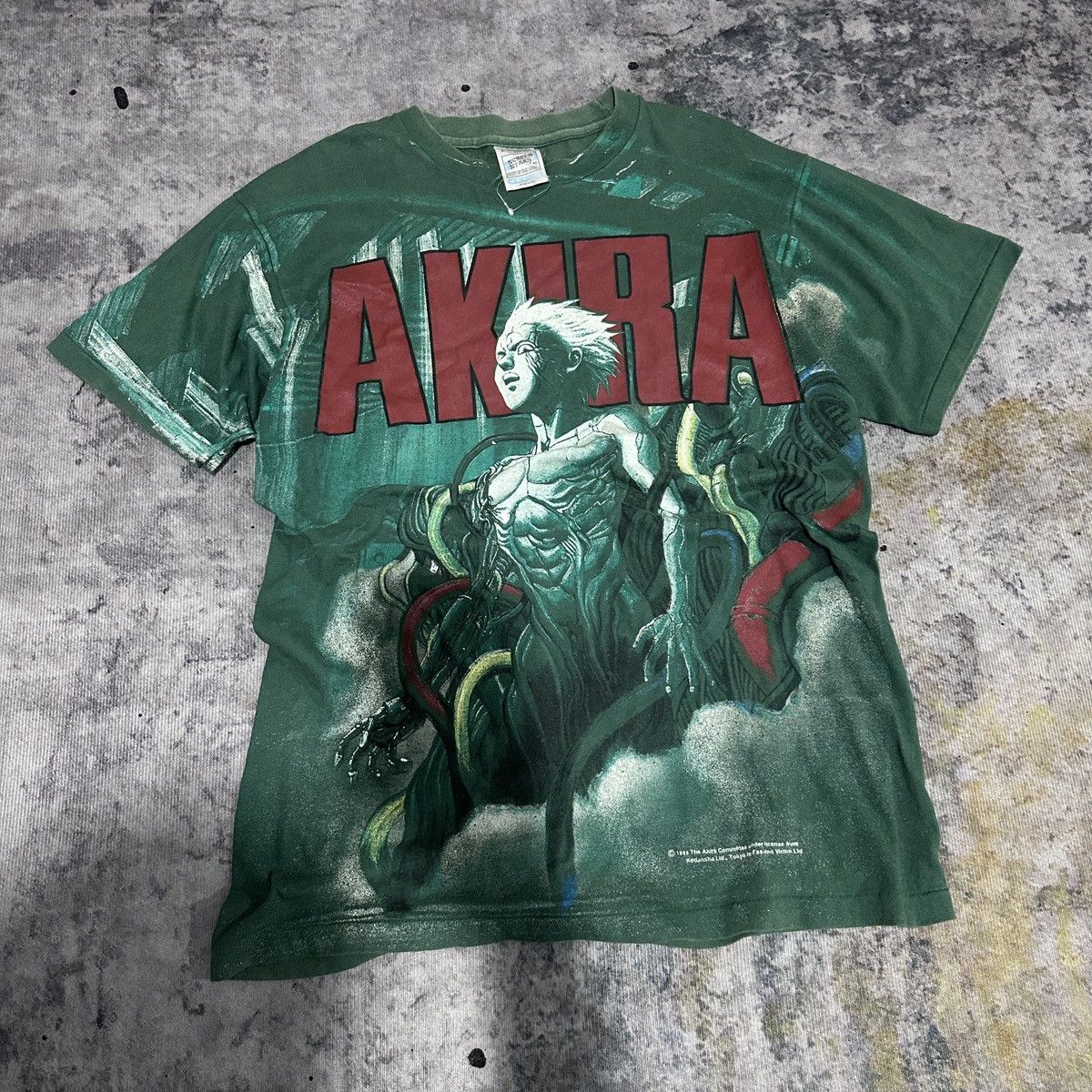 入手困難　AKIRA　L相当　 1988年製 フルーツ・オブ・ザ・ルーム　USA FRUIT OF THE LOOM (フルーツオブザルーム) 00s AKIRA Tシャツ ボディ