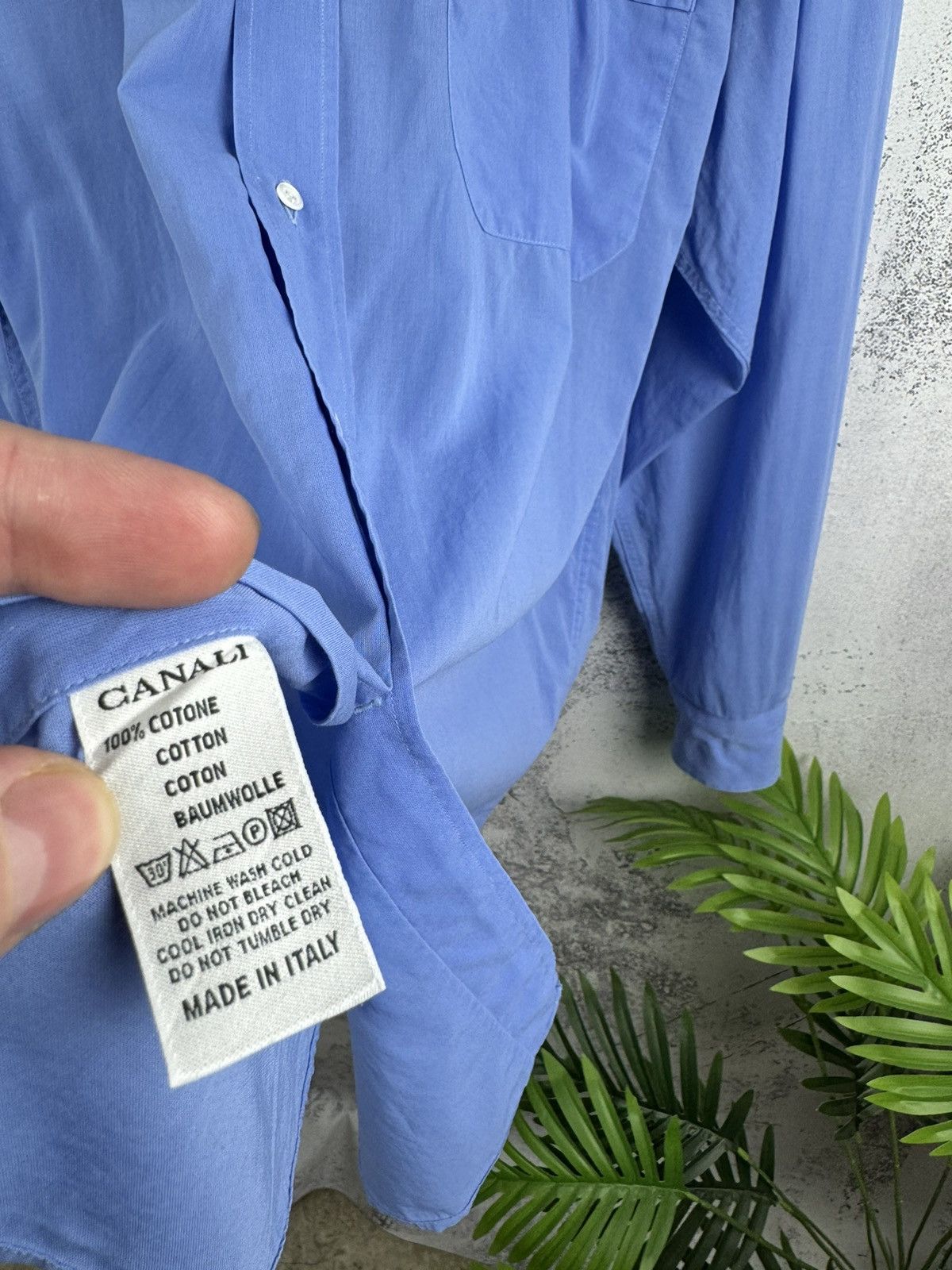 Canali × Designer Canali shirt Long sleeve luxury vintage size L Size US L / EU 52-54 / 3 - 7 Thumbnail