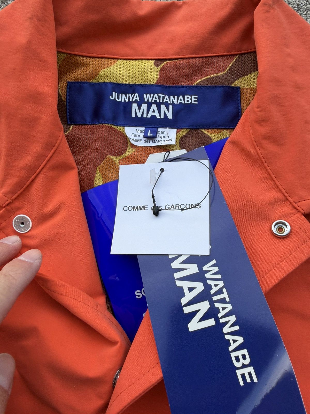Junya Watanabe Junya Watanabe CDG Keith Haring Orange Jacket Size US L / EU 52-54 / 3 - 2 Thumbnail