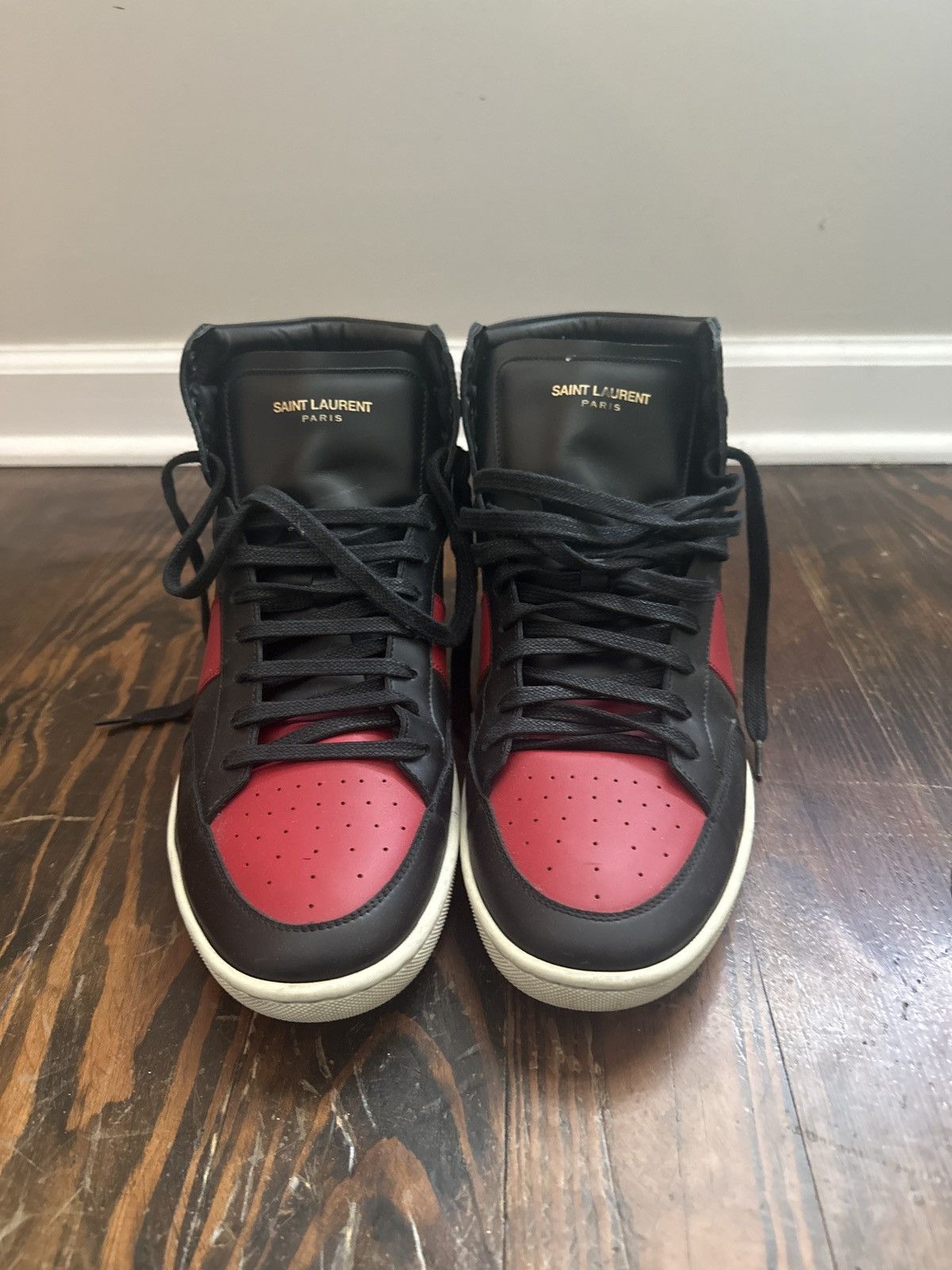 Yves Saint Laurent YSL high top Sneakers Size US 11 / EU 44 - 5 Thumbnail