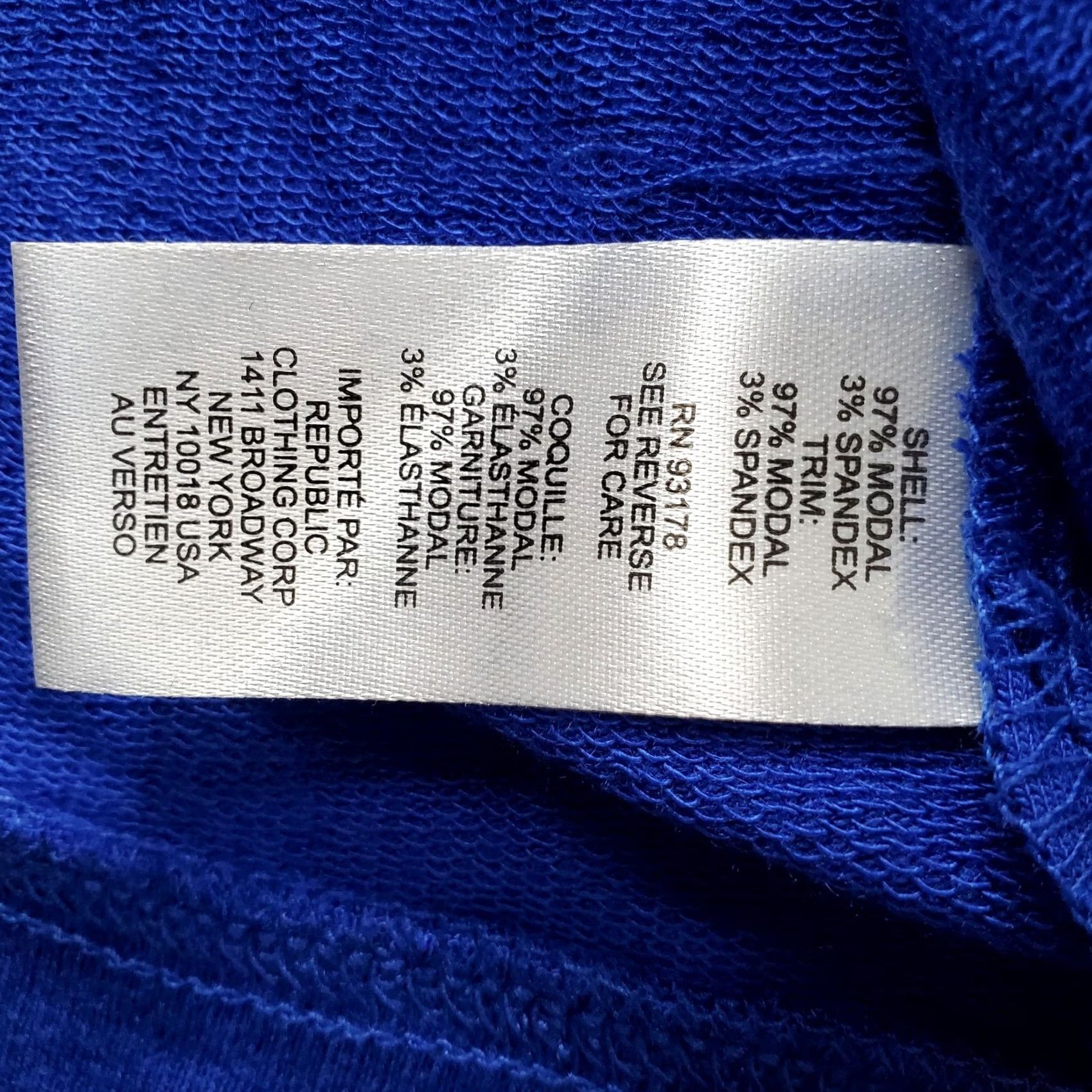 Vintage Workshop Womens 3X Blue Moisture Wicking Breathable Pullover Sweater Size XXL / US 16-18 / IT 52-54 - 7 Thumbnail