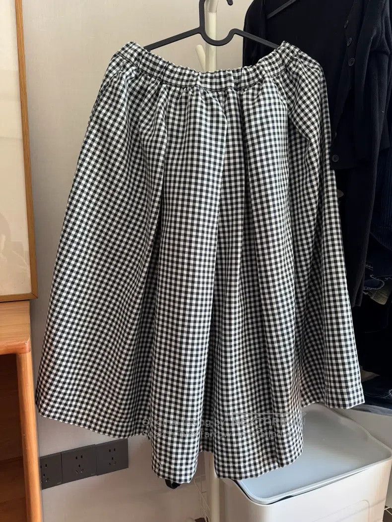 Comme des Garcons Comme Des Garcons size XS Drawstring lattice overskirt Size 23" - 2 Thumbnail