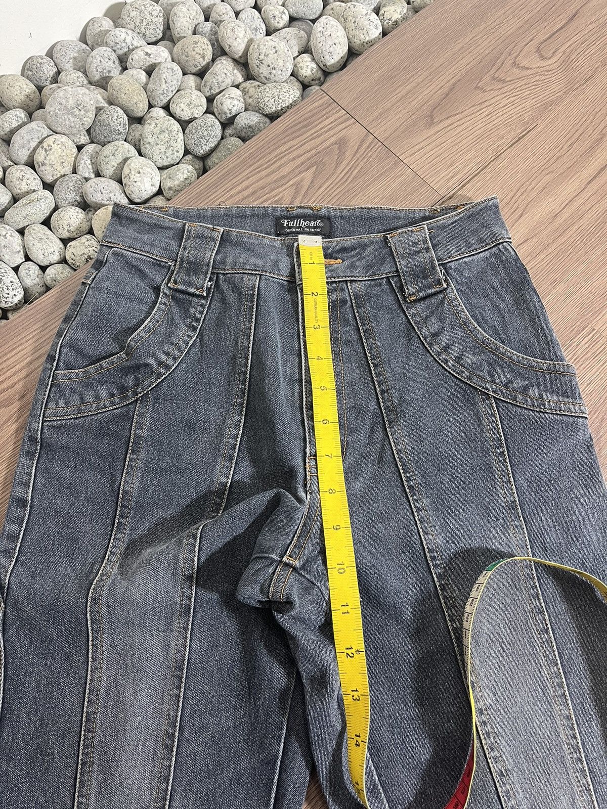 Hysteric Glamour × Japanese Brand Vintage Fullheart Japanese Brand Flared Wash Jeans Size US 27 - 17 Thumbnail
