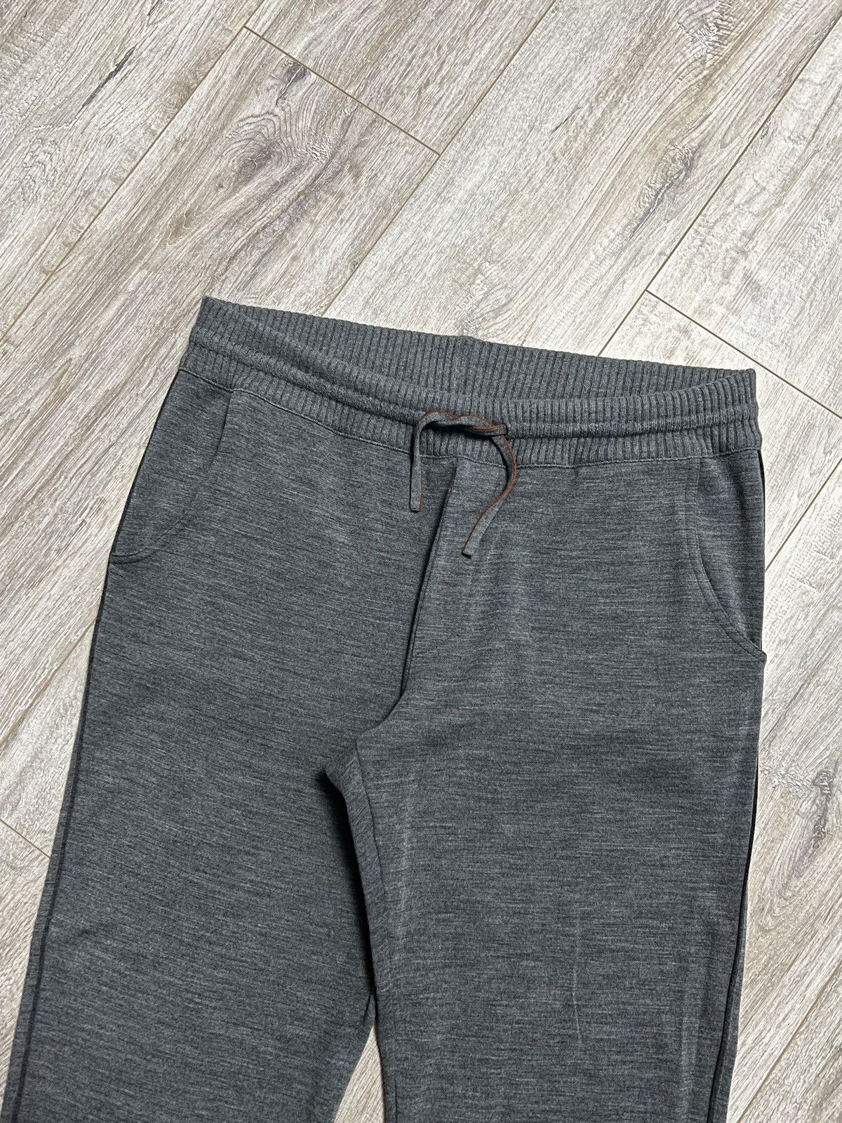 Loro Piana LORO PIANA Sweatsuit Virgin Wool Track Hoodie/Pants Size US L / EU 52-54 / 3 - 18 Thumbnail